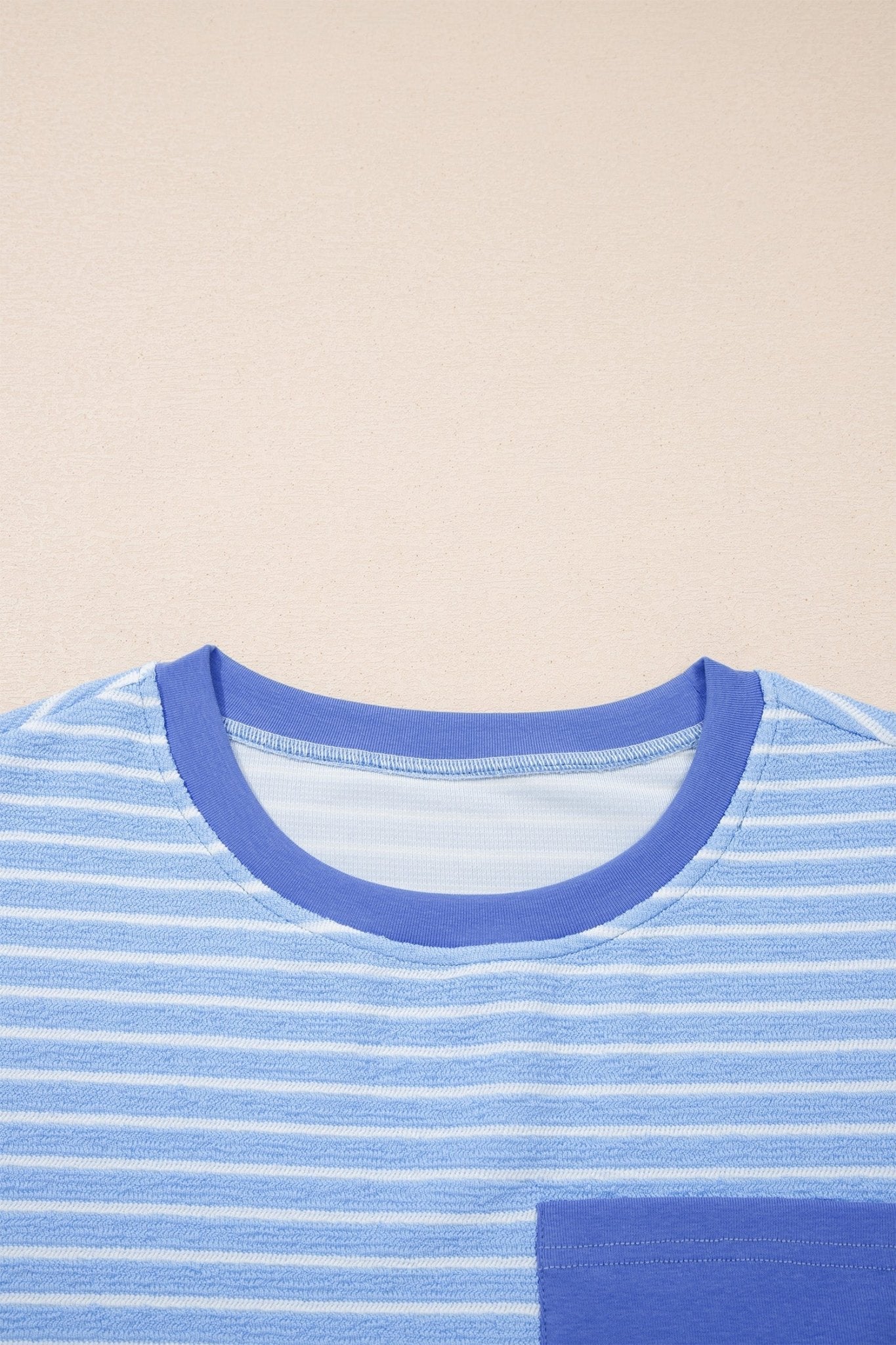 Stripe Crew Neck Tee & Drawstring Pants Set - Rooted & Reckless Co.