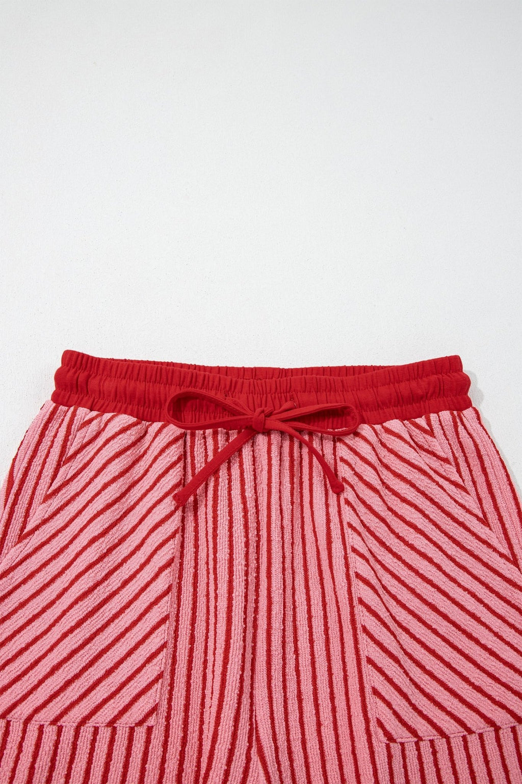 Stripe Crew Neck Tee & Drawstring Pants Set - Rooted & Reckless Co.