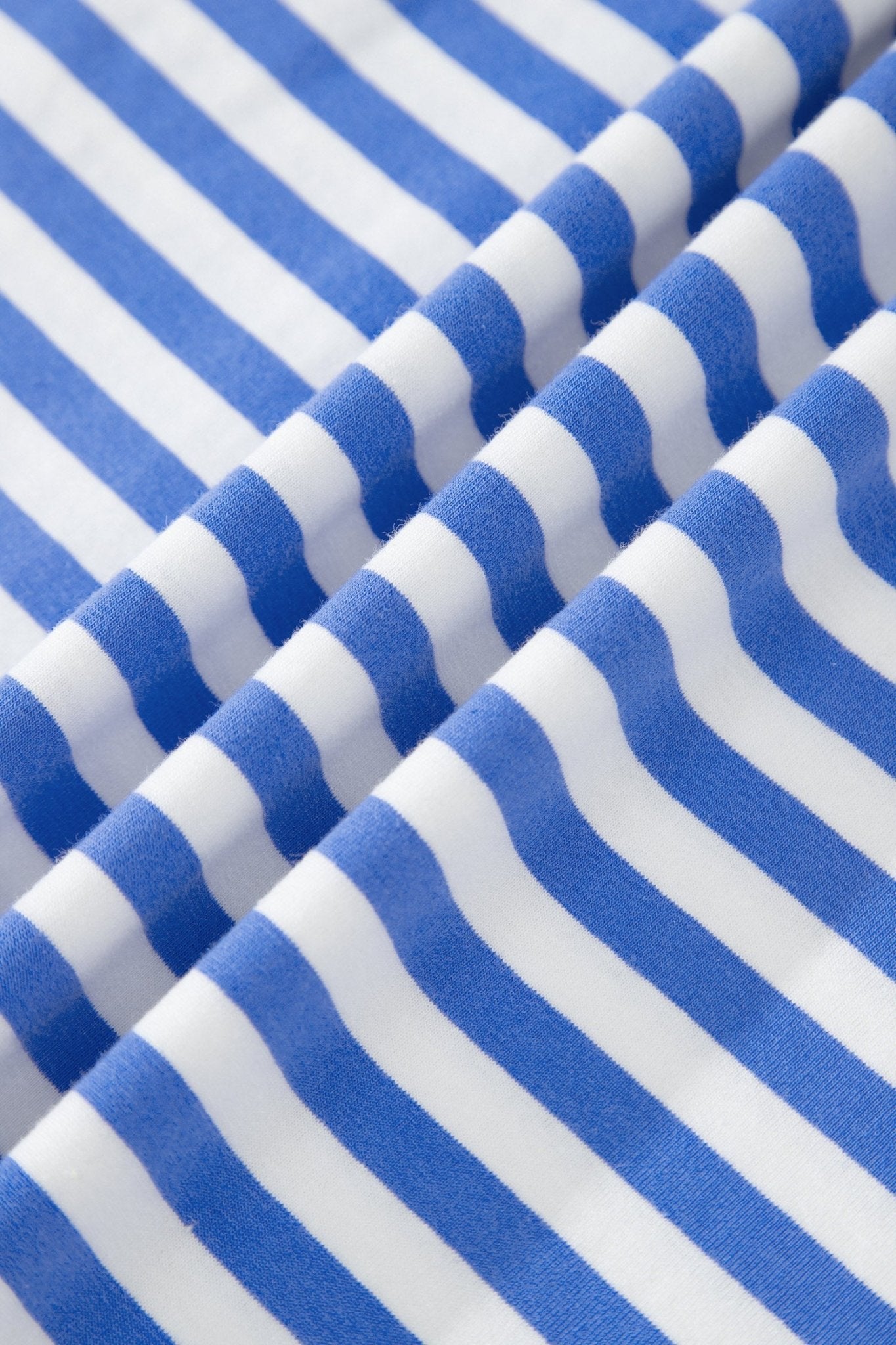 Stripe Crewneck Tee & Tie Waist Shorts Set - Rooted & Reckless Co.