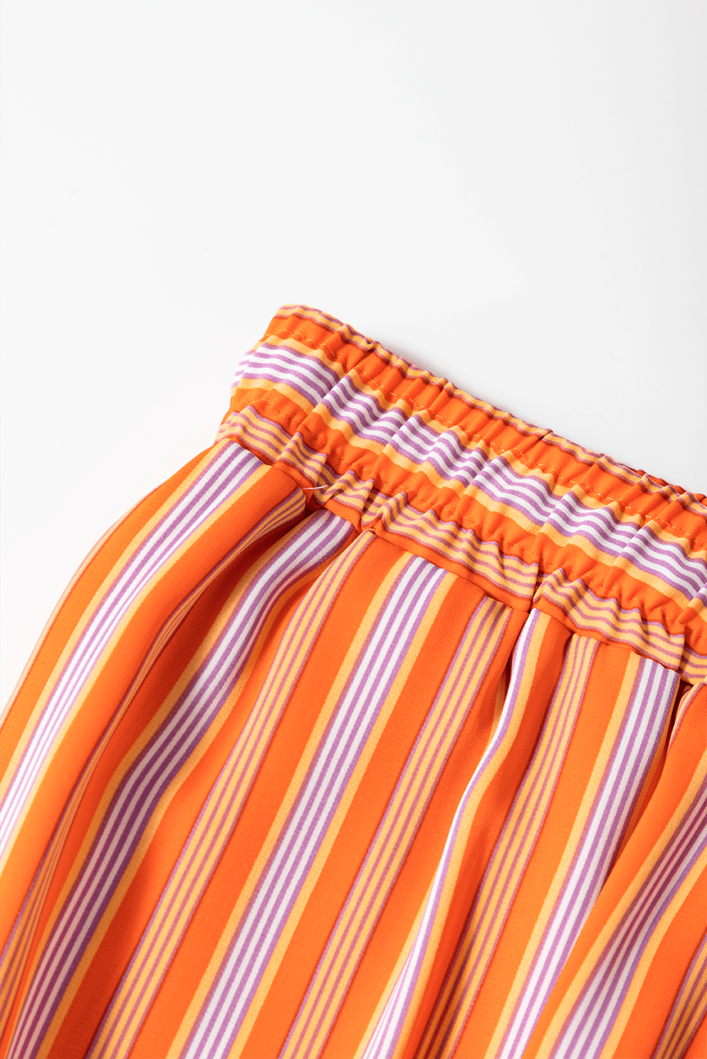 Stripe Cropped Palazzo Pocketed Pants - Rooted & Reckless Co.
