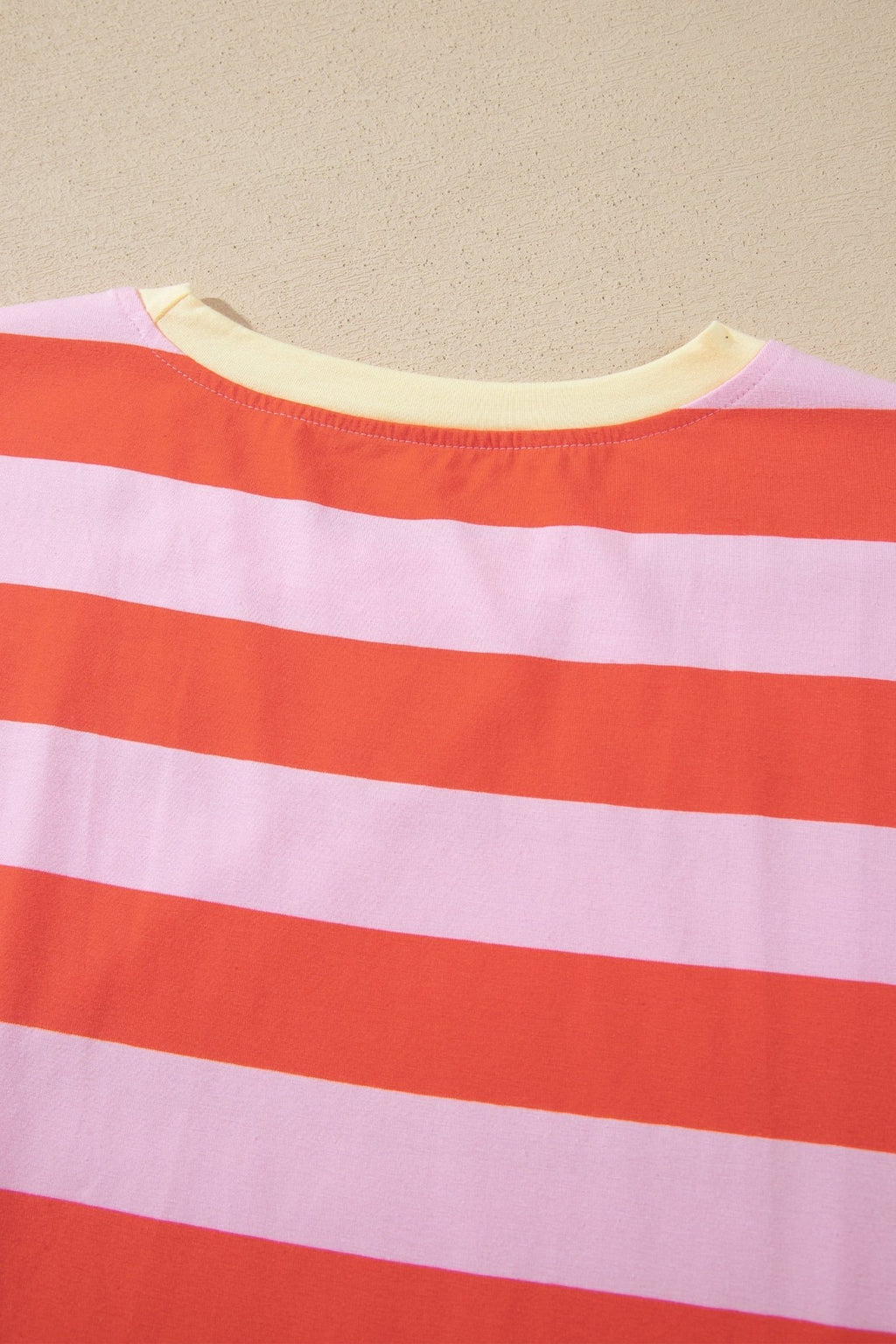 Stripe Cuffed Short Sleeve T-Shirt Long Dress w/ Pockets - Rooted & Reckless Co.