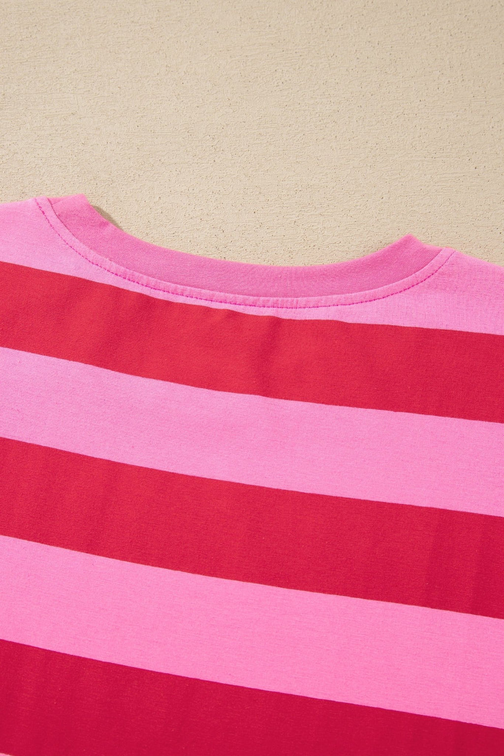 Stripe Cuffed Short Sleeve T-Shirt Long Dress w/ Pockets - Rooted & Reckless Co.