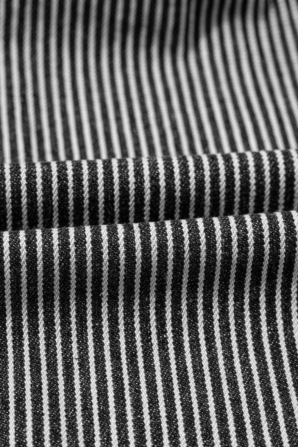 Stripe Denim Chest Pocket Oversize Jacket - Rooted & Reckless Co.
