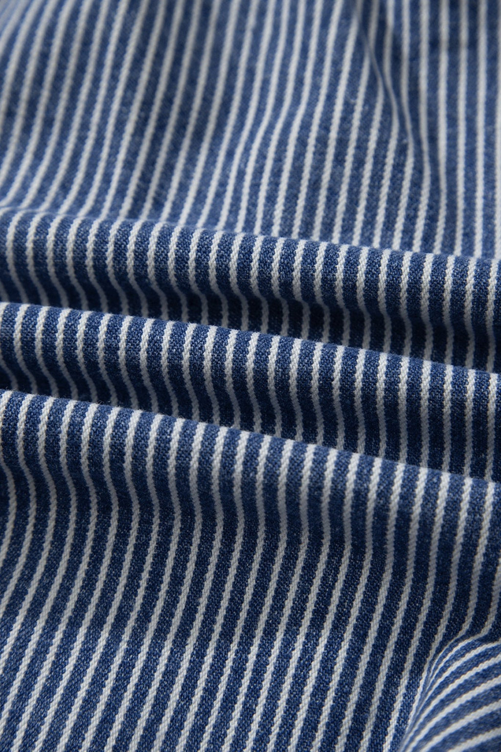 Stripe Denim Drawstring Elastic Waist Shorts - Rooted & Reckless Co.