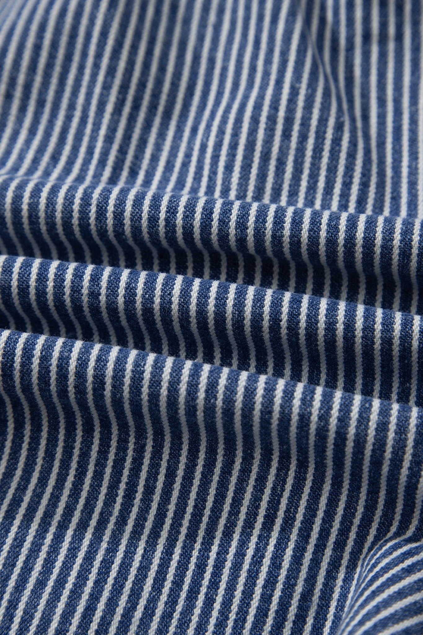 Stripe Denim Drawstring Elastic Waist Shorts - Rooted & Reckless Co.