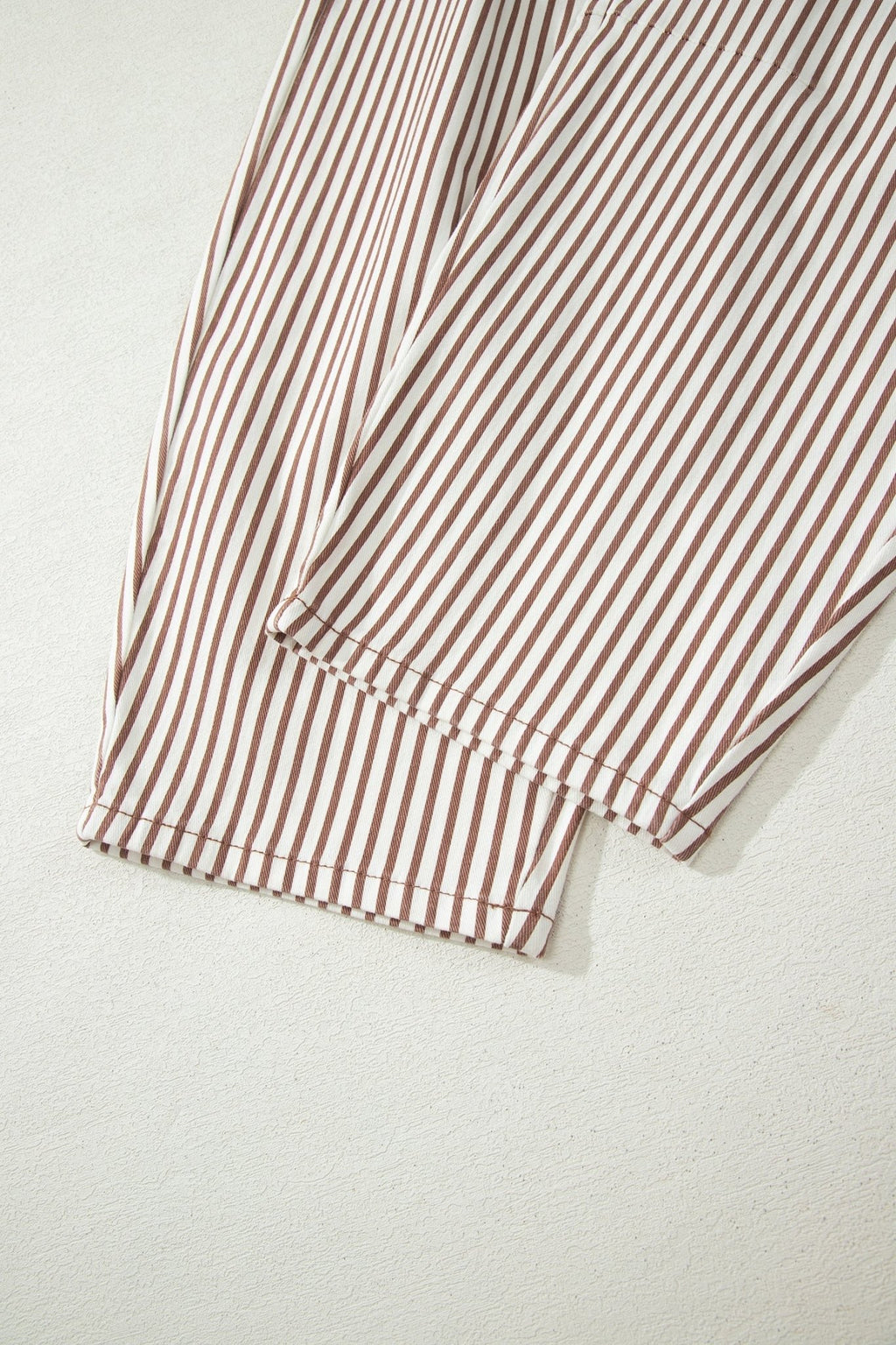 Stripe Denim High Waist Barrel Leg Jeans - Rooted & Reckless Co.