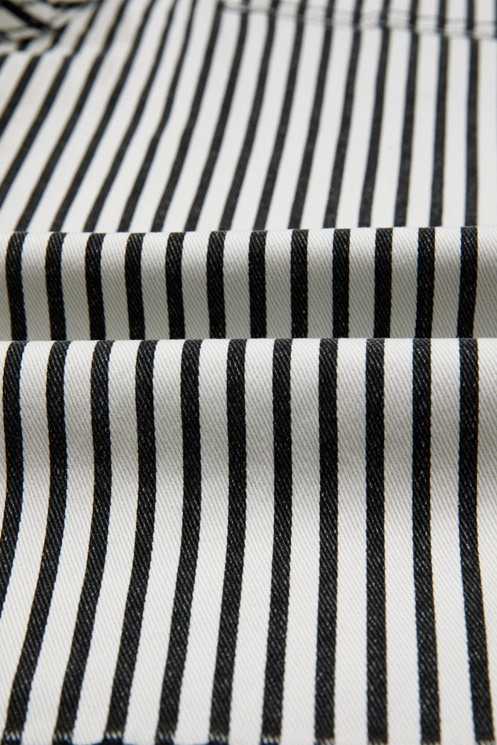 Stripe Denim High Waist Patch Pocket Jeans - Rooted & Reckless Co.