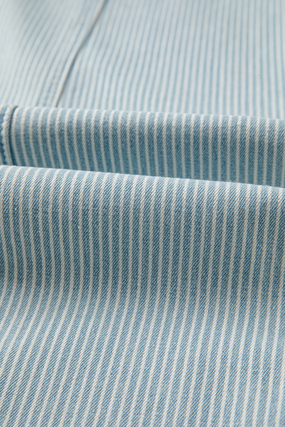 Stripe Denim Mid-Rise Drawstring Waist Jeans - Rooted & Reckless Co.