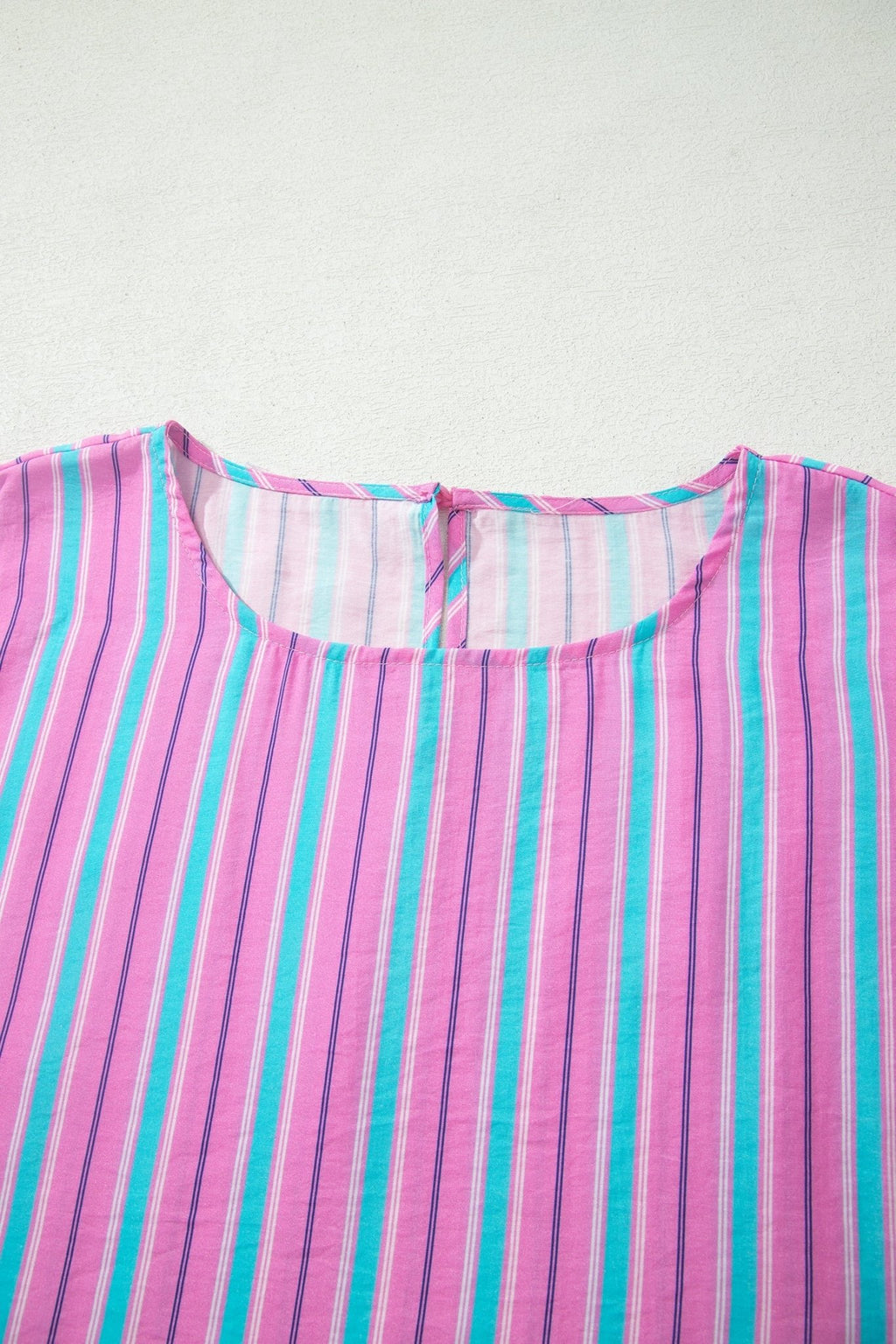 Stripe Dolman Short Sleeve Blouse & Short Set - Rooted & Reckless Co.