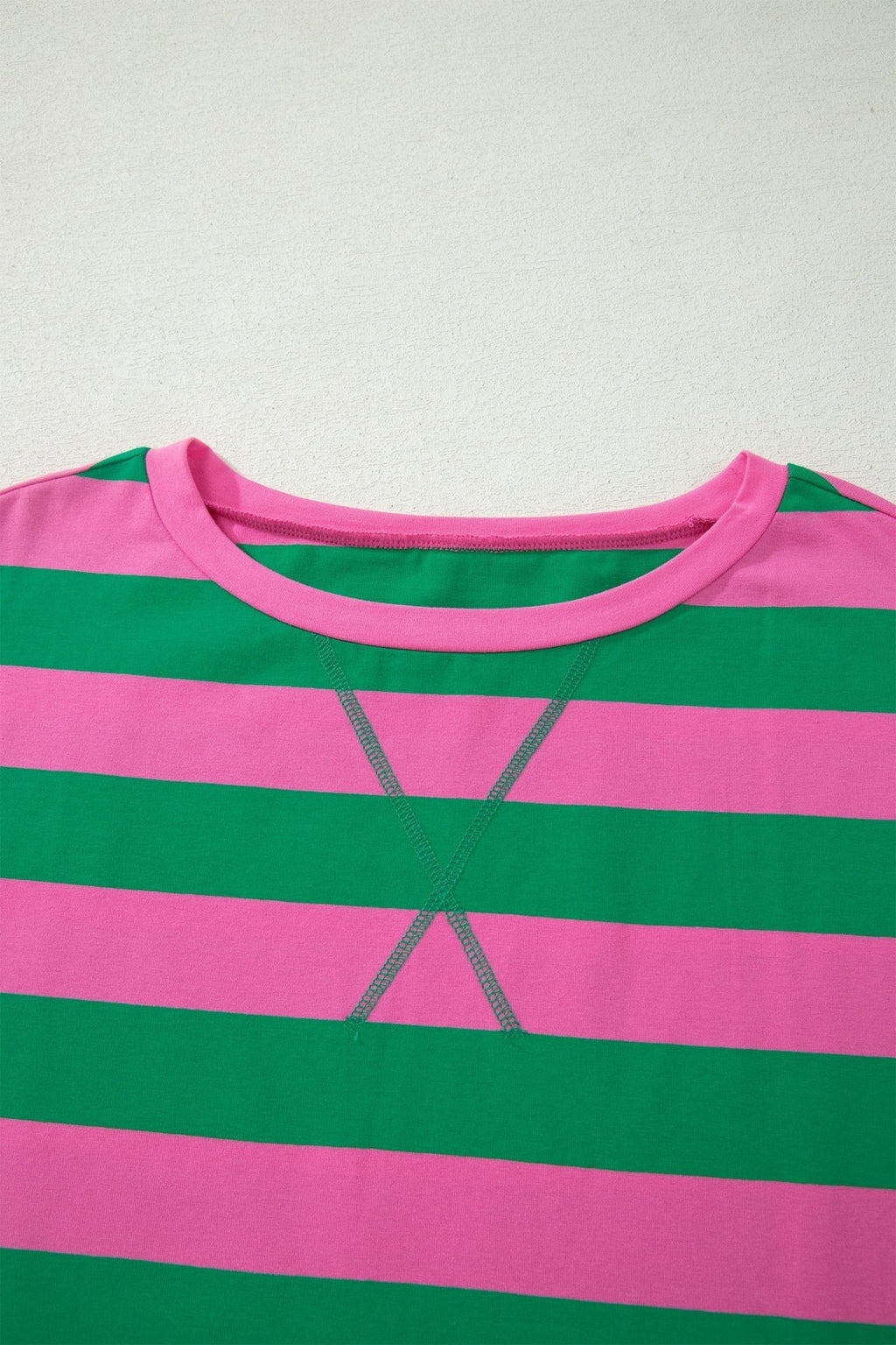Stripe Dolman Tee & Drawstring Skort Set - Rooted & Reckless Co.