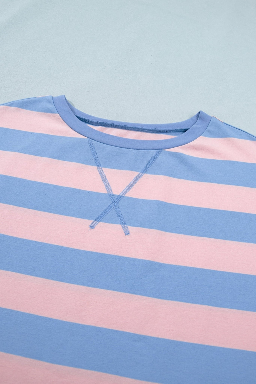 Stripe Dolman Tee & Drawstring Skort Set - Rooted & Reckless Co.