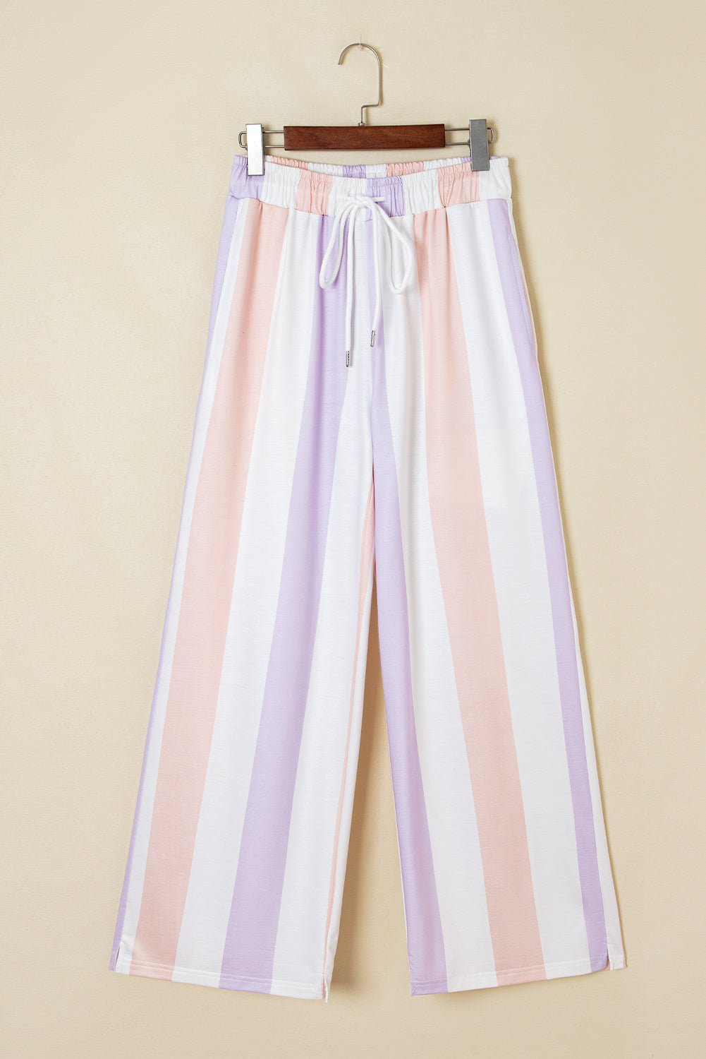 Stripe Drawstring Waist Side Pocket Pants - Rooted & Reckless Co.