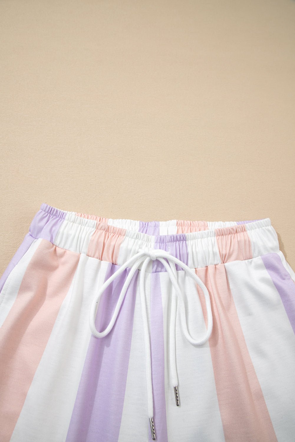 Stripe Drawstring Waist Side Pocket Pants - Rooted & Reckless Co.