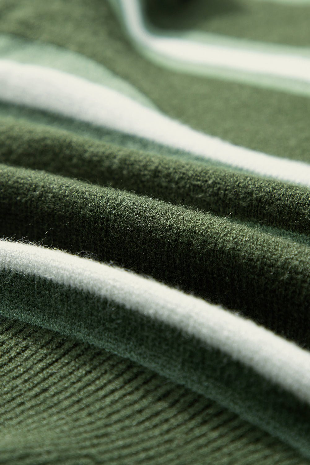 Stripe Drop Shoulder Buttoned Cardigan Sweater - Rooted & Reckless Co.