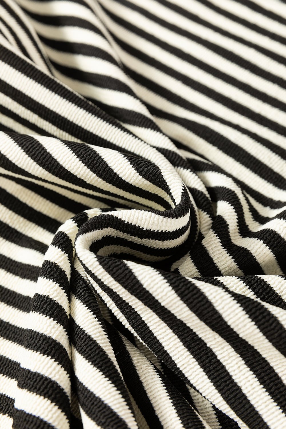Stripe Drop Shoulder Long Sleeve Top - Rooted & Reckless Co.