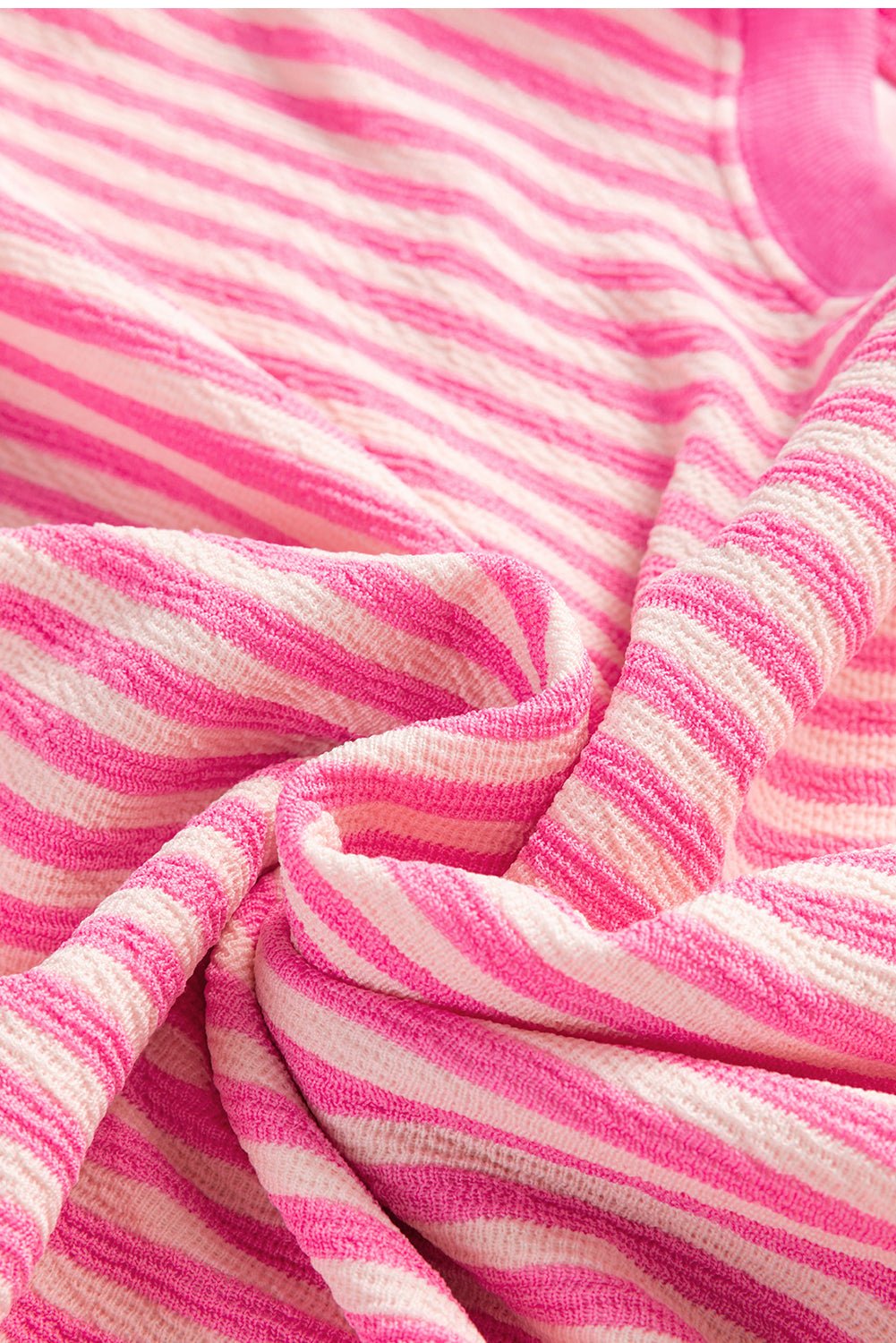 Stripe Drop Shoulder Long Sleeve Top - Rooted & Reckless Co.