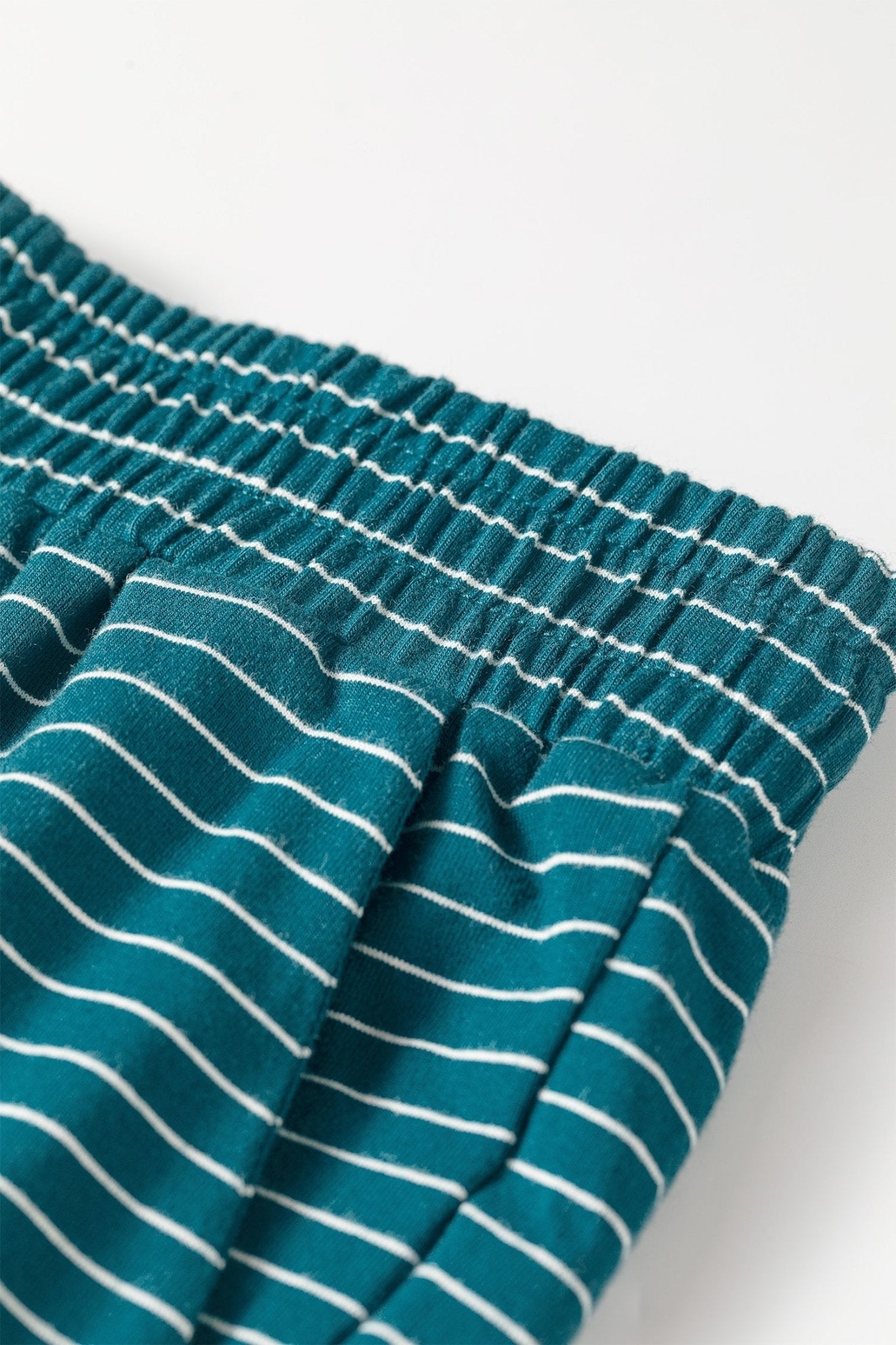 Stripe Drop Shoulder Long Sleeve Top & Pants Set - Rooted & Reckless Co.