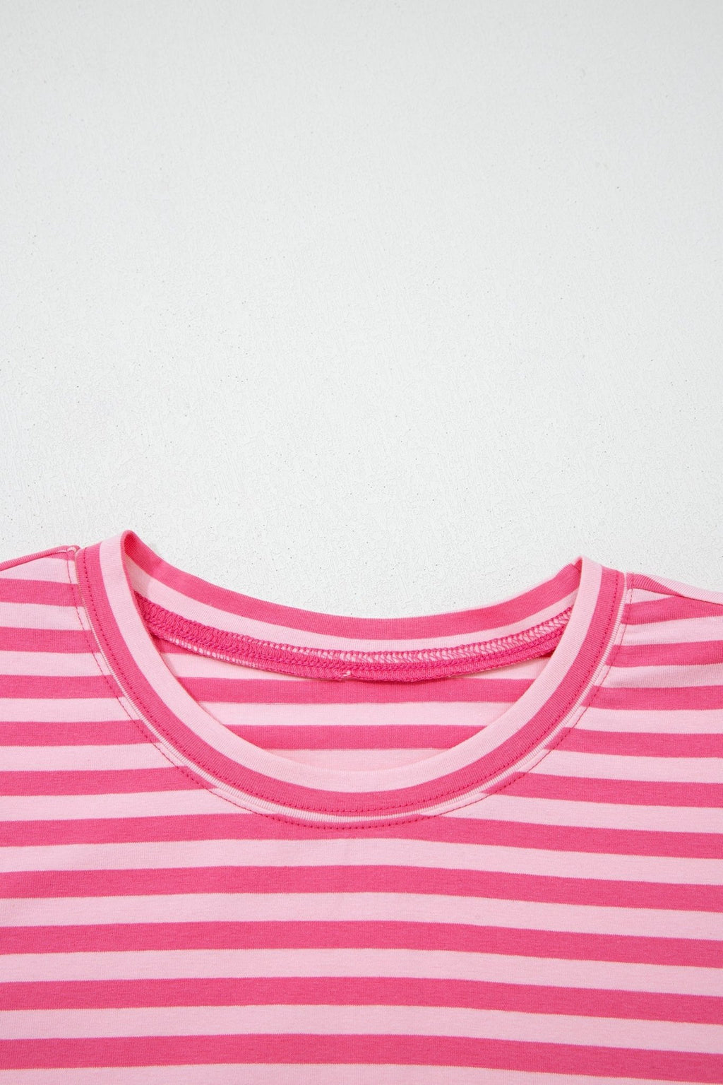 Stripe Drop Shoulder Top & Buttoned Pants Set - Rooted & Reckless Co.