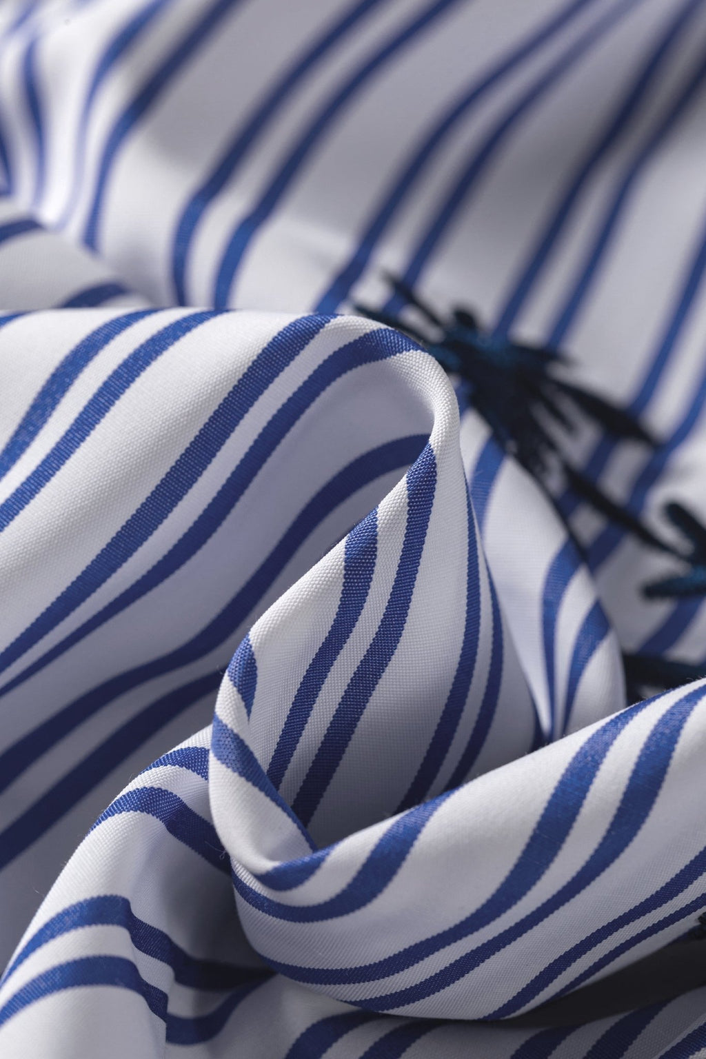 Stripe Embroidered Button Front Long Sleeve Shirt - Rooted & Reckless Co.