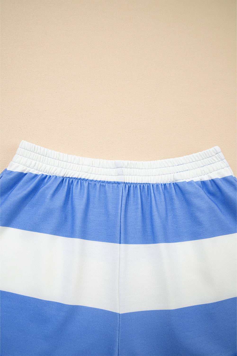 Stripe Half Zip Oversize Tee and Shorts Set - Rooted & Reckless Co.