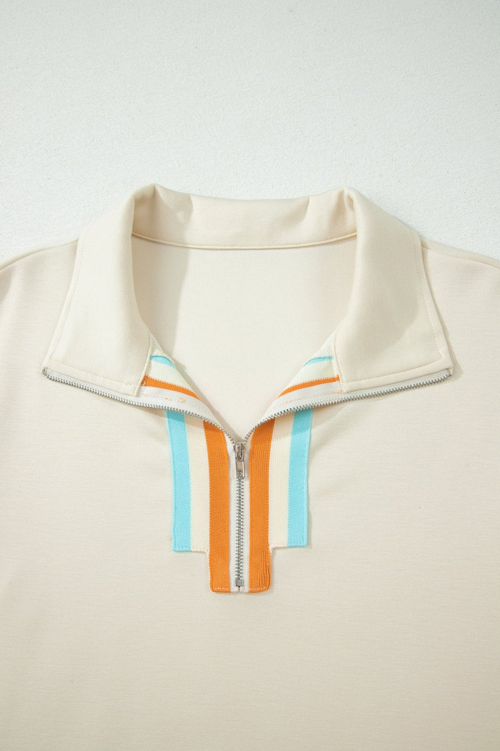 Stripe Half Zip Polo Tee & Shorts Set - Rooted & Reckless Co.