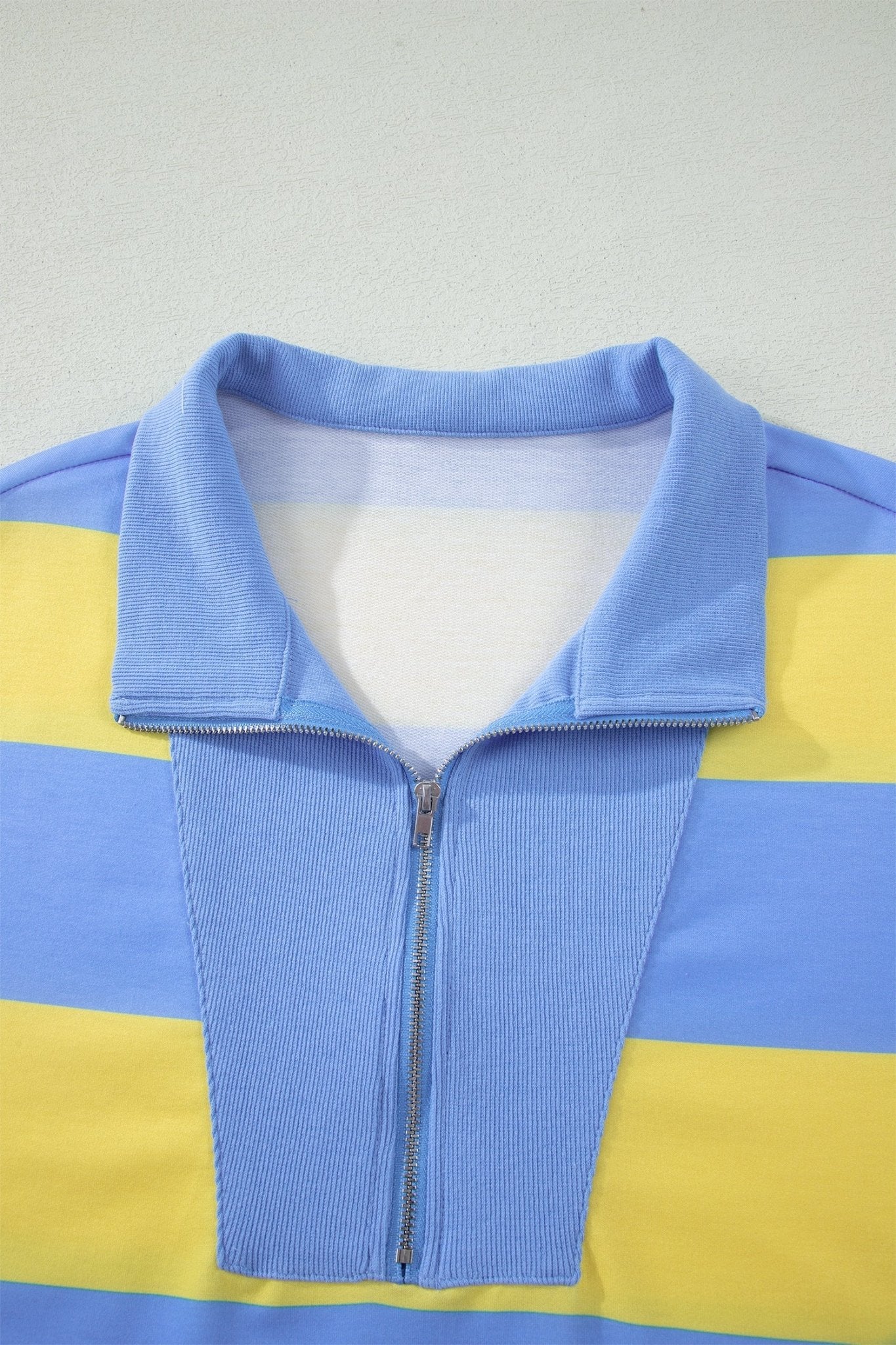 Stripe Half Zip Tee & Elastic Shorts Set - Rooted & Reckless Co.
