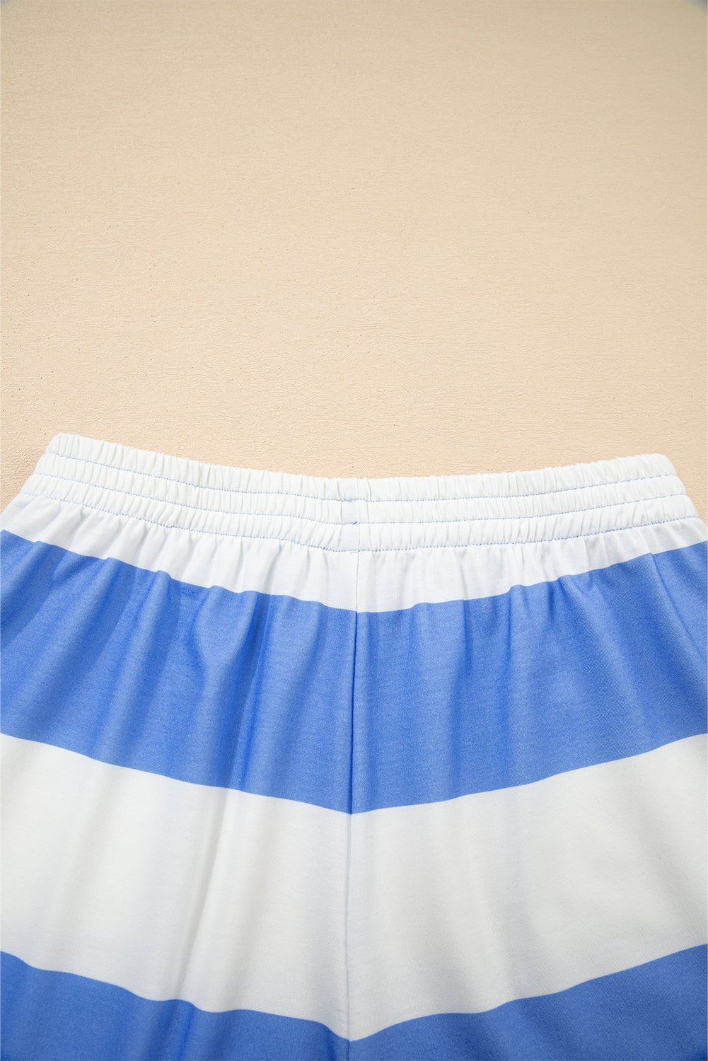 Stripe Half Zip Tee & Elastic Shorts Set - Rooted & Reckless Co.