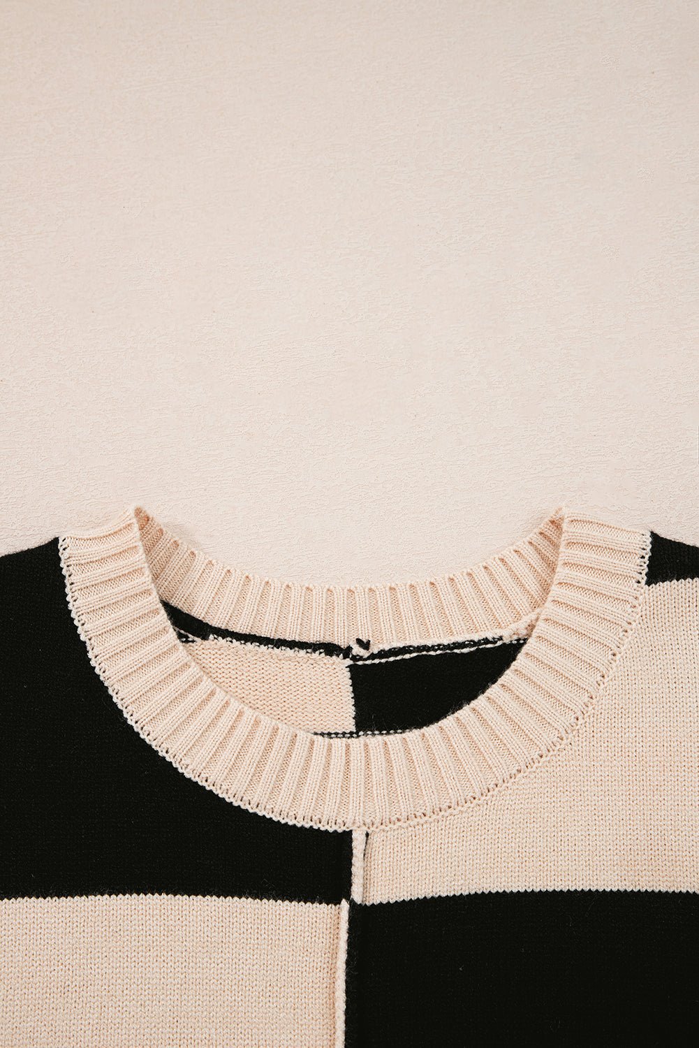 Stripe Knit Colorblock Sweater Mini Dress - Rooted & Reckless Co.