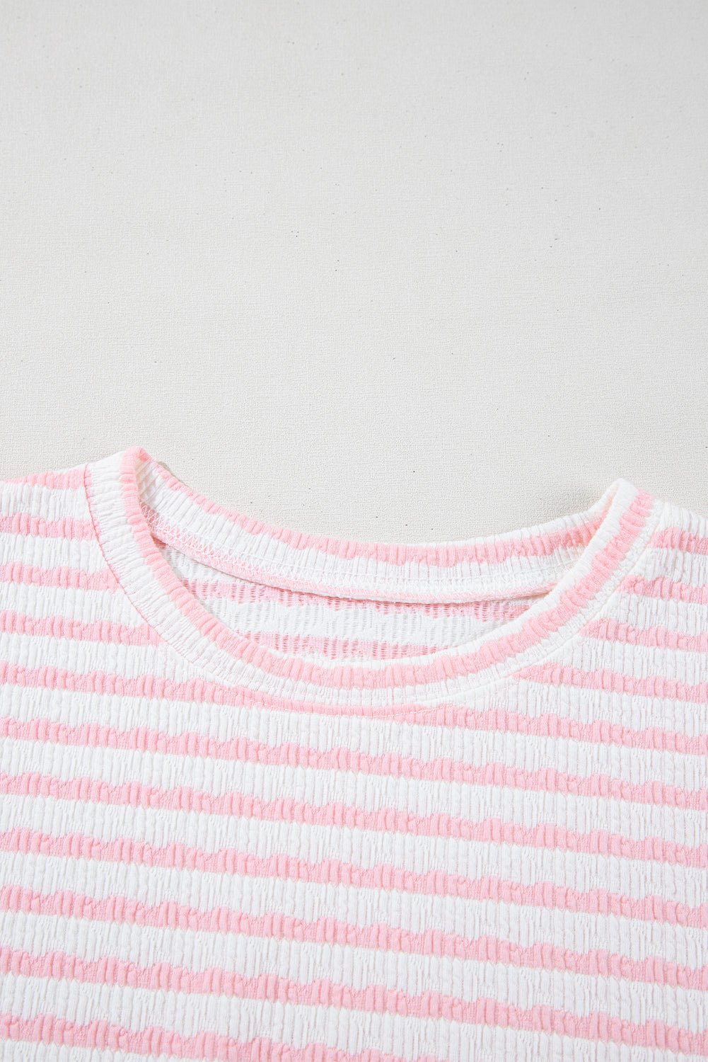 Stripe Knitted Top & Drawstring Shorts Set - Rooted & Reckless Co.