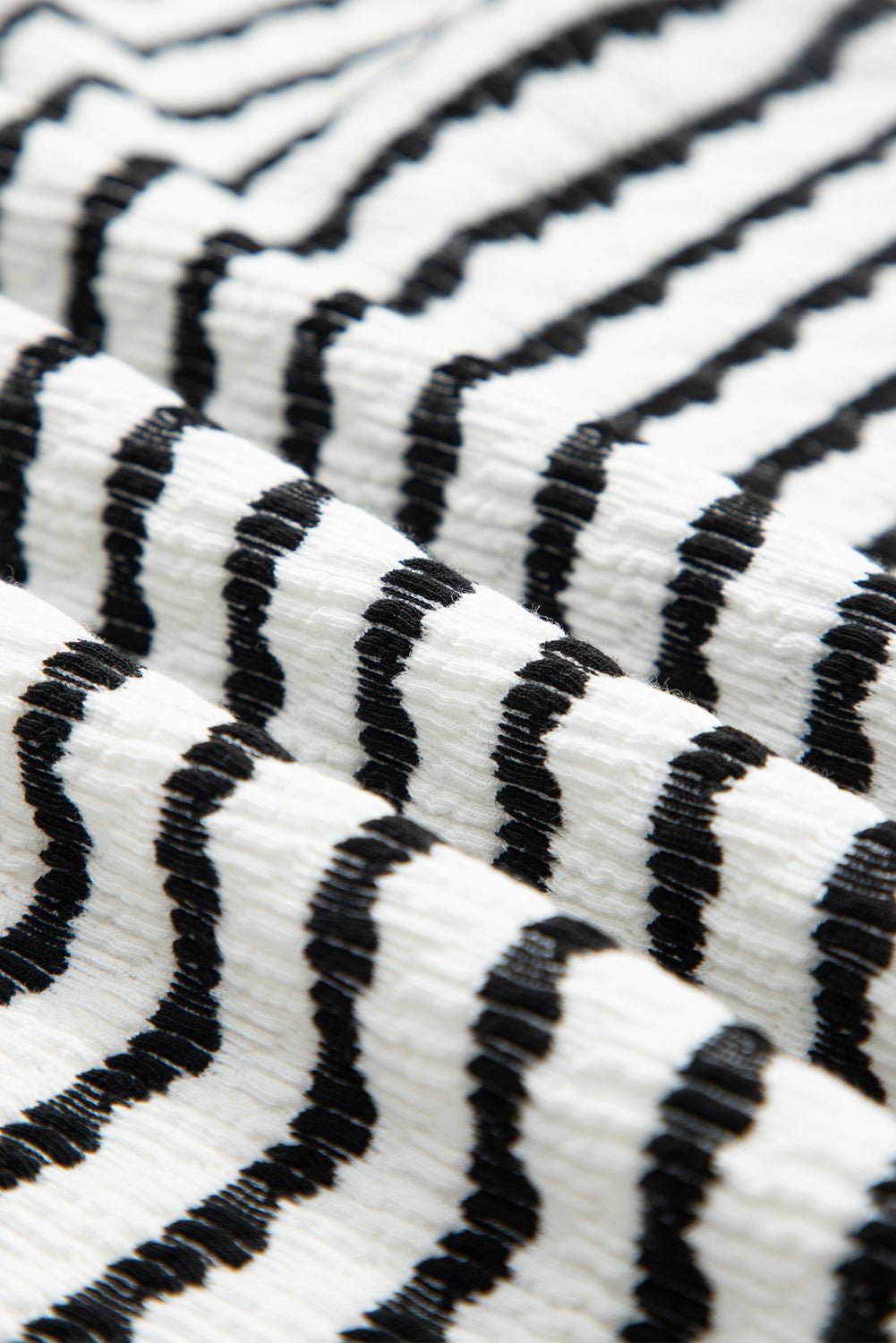 Stripe Knitted Top & Drawstring Shorts Set - Rooted & Reckless Co.