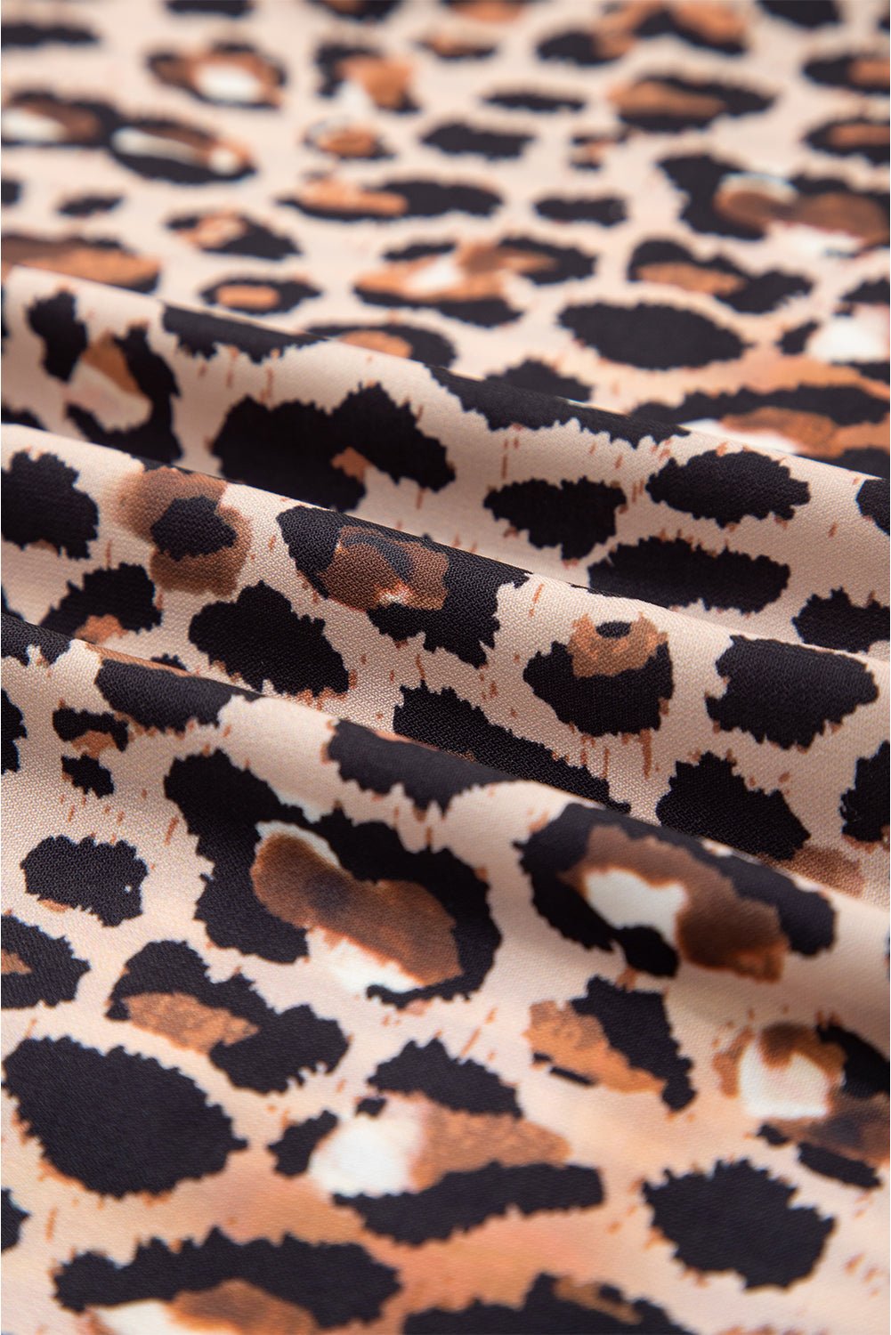 Stripe Leopard Patchwork Long Sleeve Buttoned Shirt - Rooted & Reckless Co.