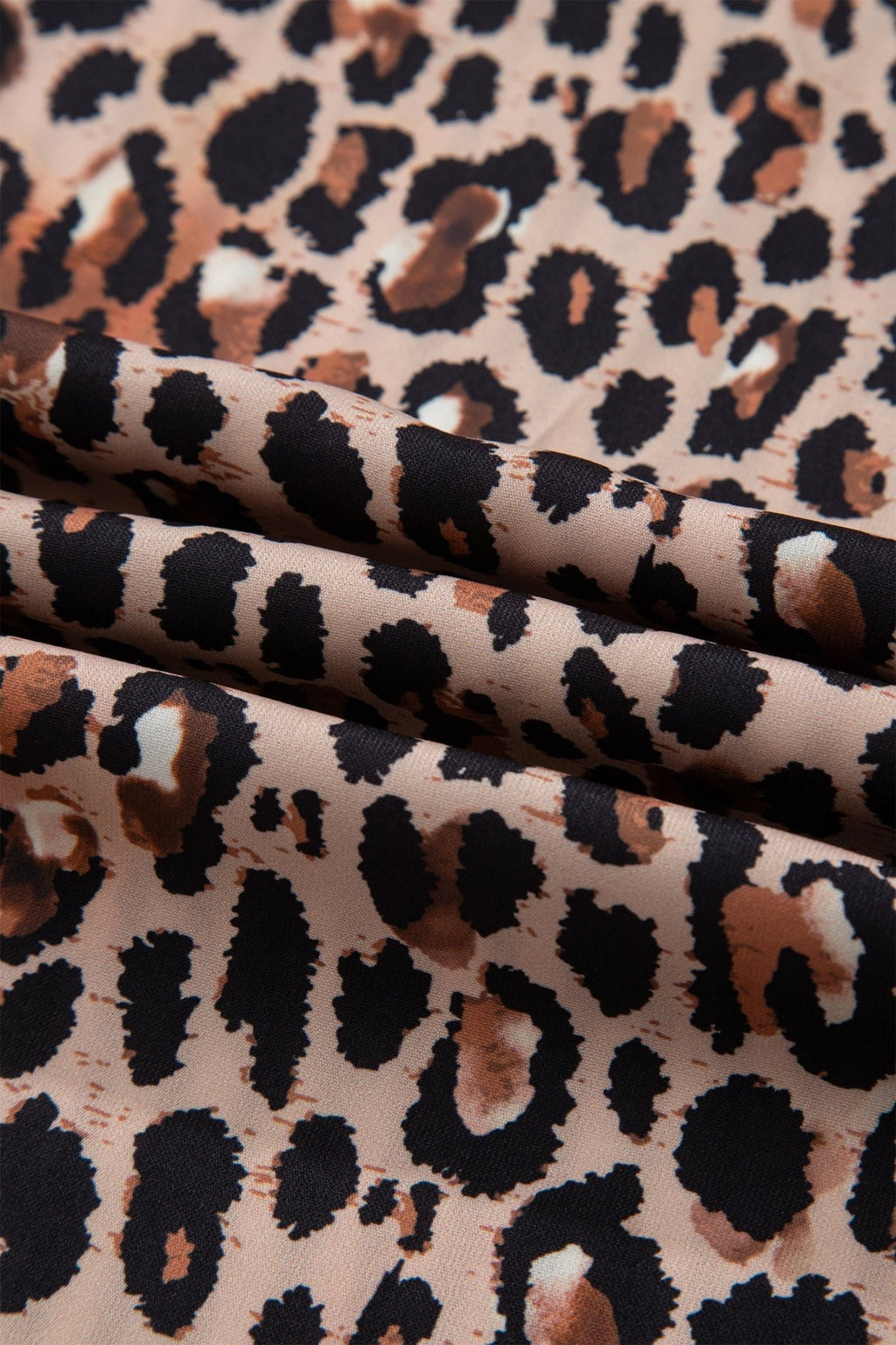 Stripe Leopard Patchwork Long Sleeve Buttoned Shirt - Rooted & Reckless Co.