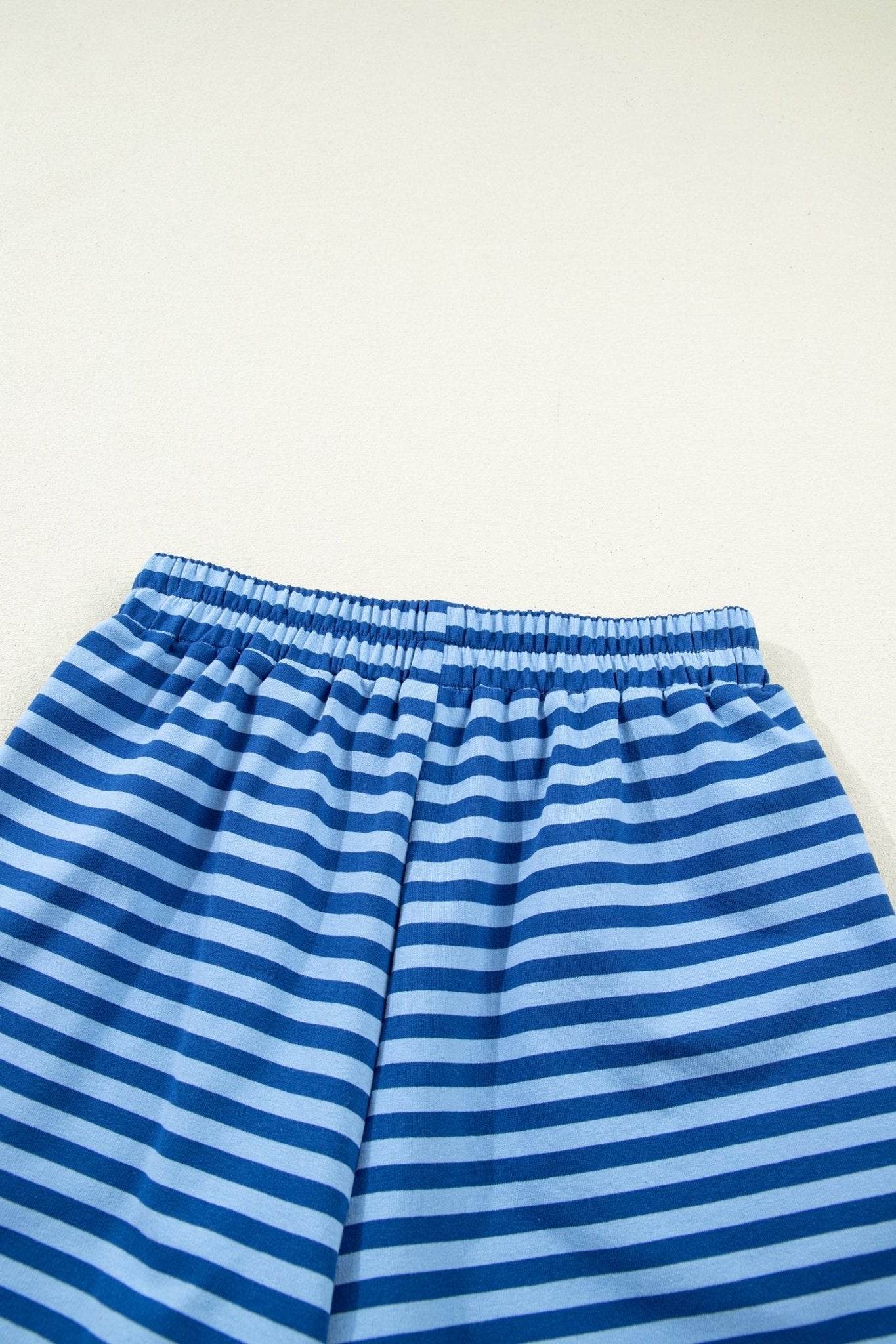 Stripe Long Sleeve Pullover & Shorts Set - Rooted & Reckless Co.