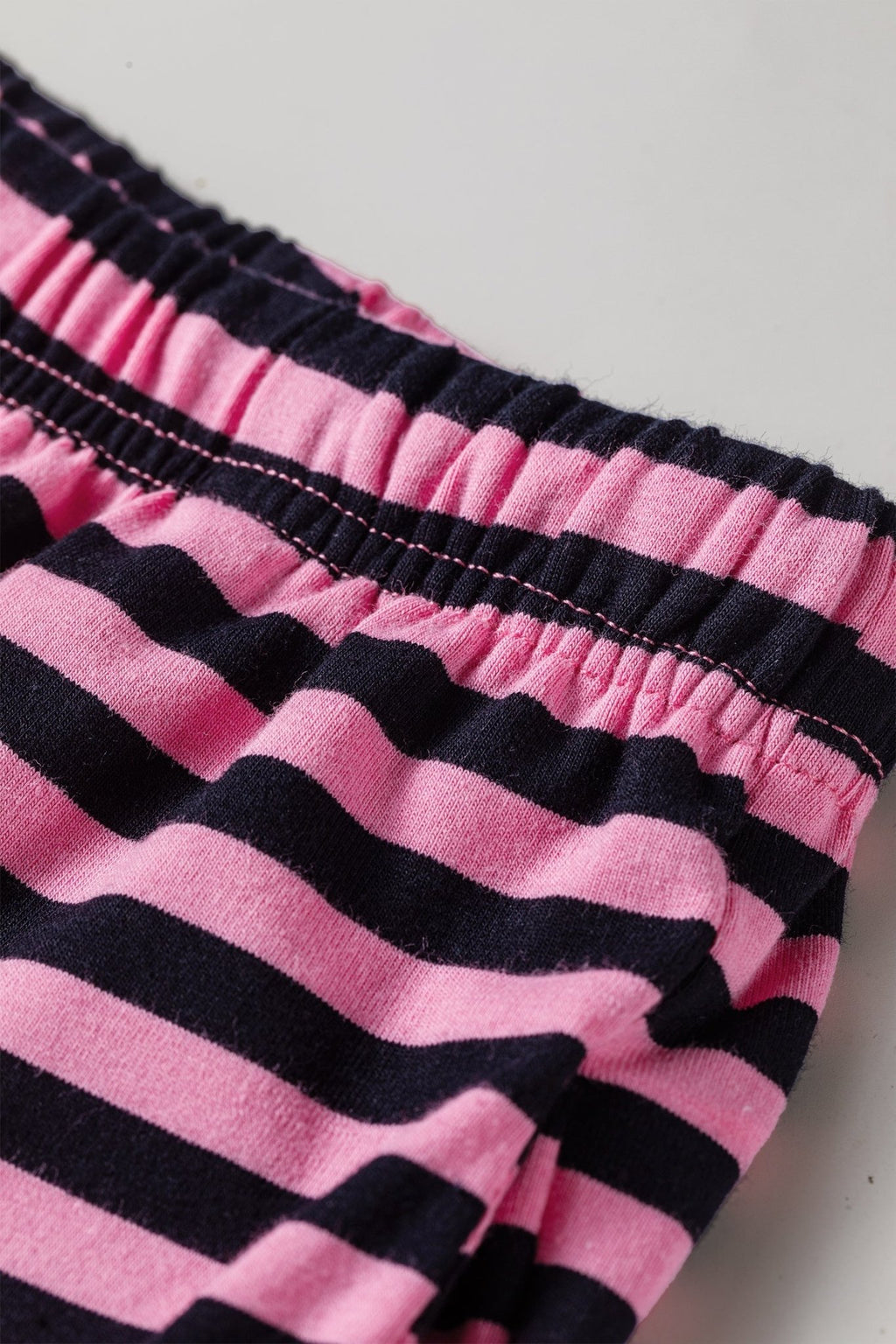 Stripe Long Sleeve Top and Drawstring Pants Set - Rooted & Reckless Co.
