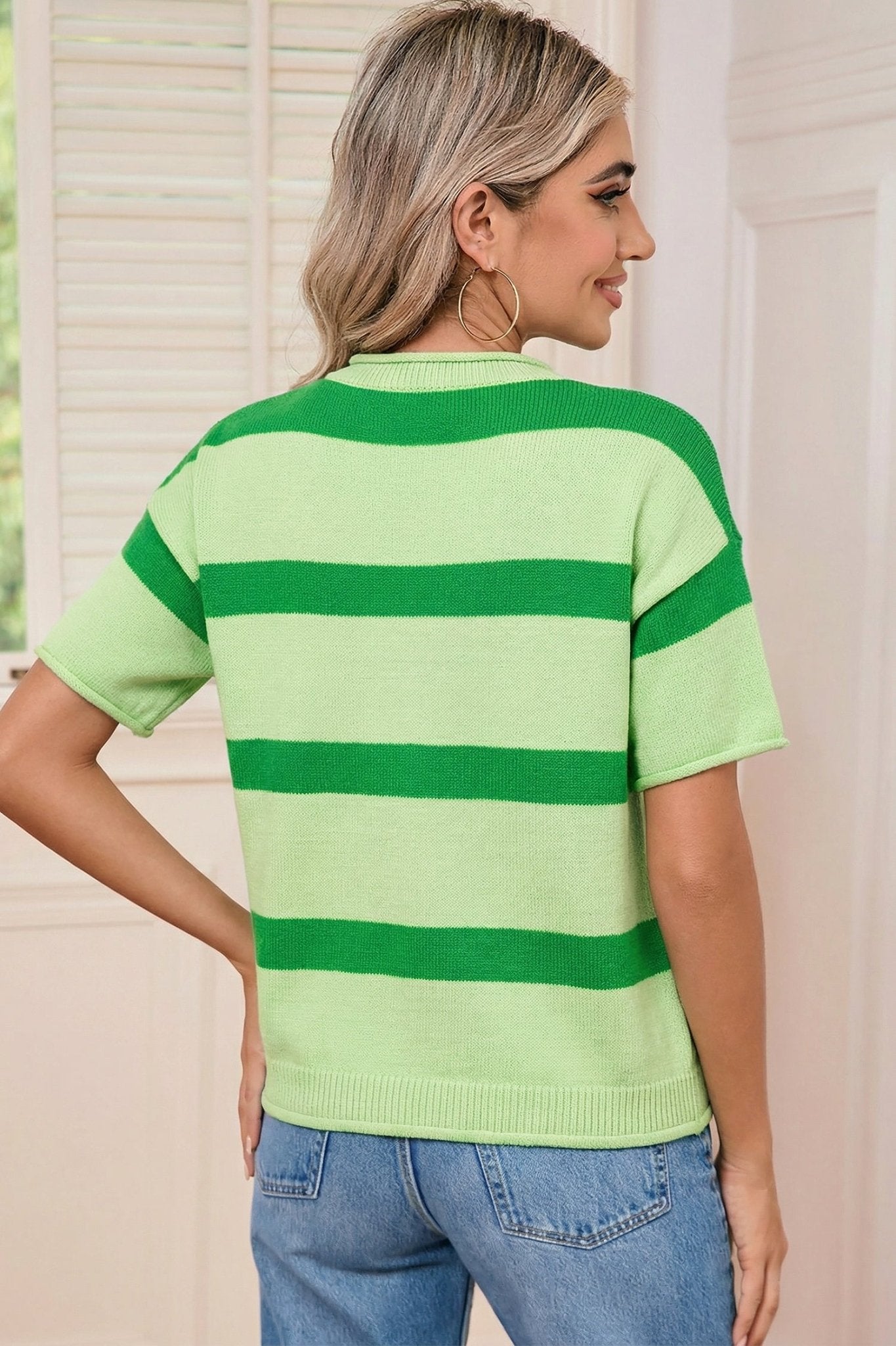Stripe Oh for Luck’s Sake St Patrick Sweater - Rooted & Reckless Co.