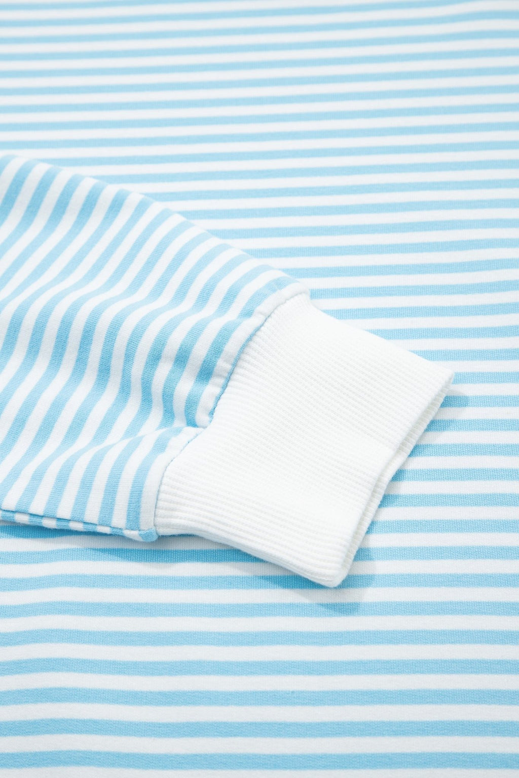 Stripe Oversized Mock Neck Sweatshirt & Shorts Set - Rooted & Reckless Co.