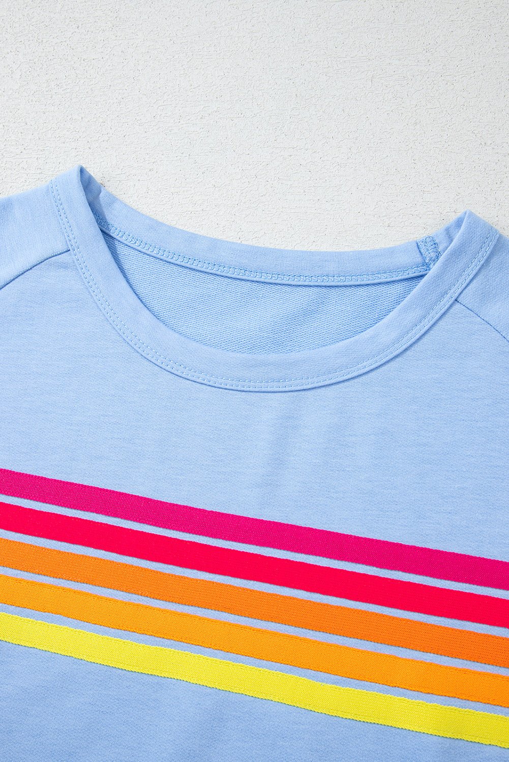 Stripe Patch Front Short Sleeve Tee - Rooted & Reckless Co.