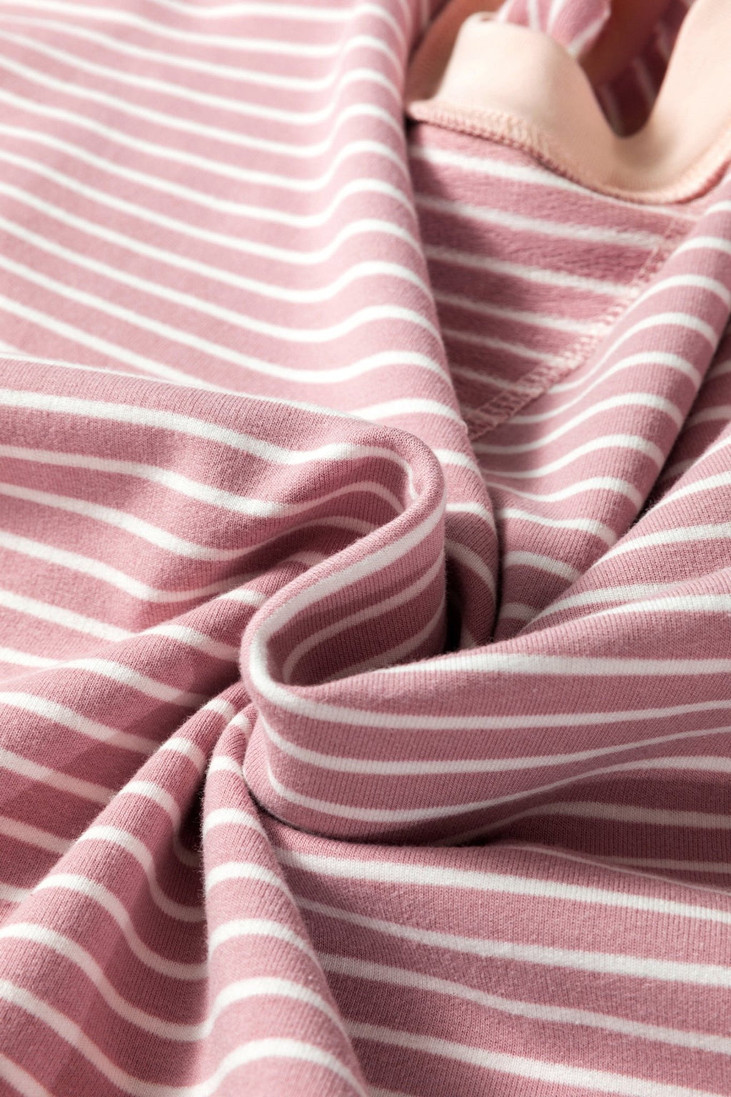 Stripe Patchwork Exposed Stitching Long Sleeve Top - Rooted & Reckless Co.