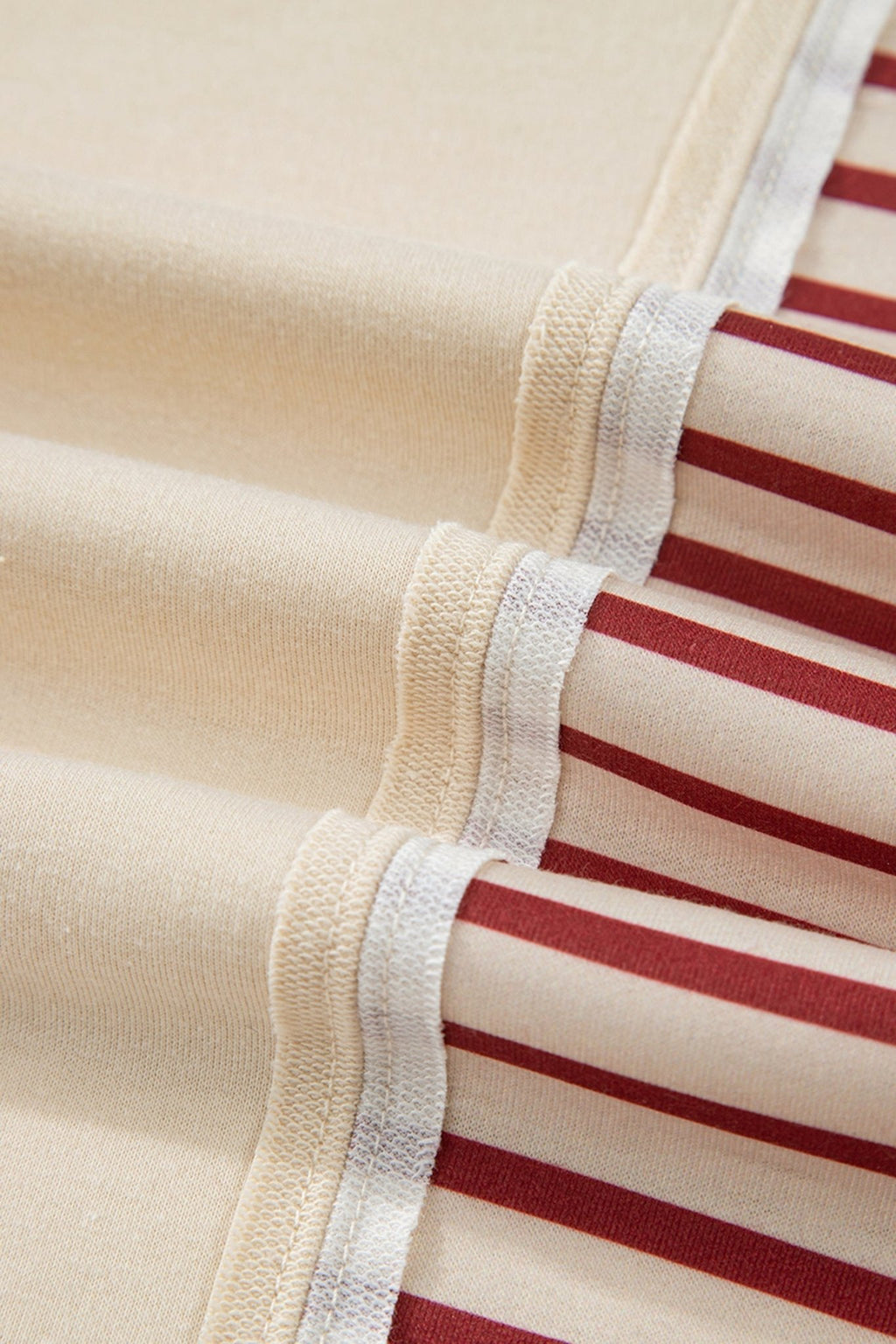 Stripe Patchwork Long Sleeve Knit Top - Rooted & Reckless Co.