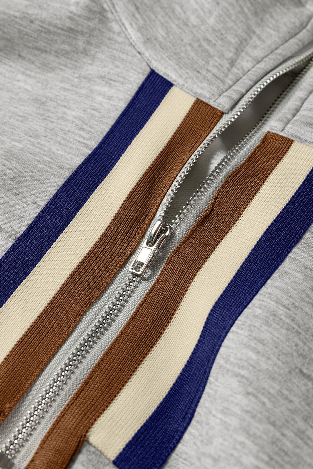 Stripe Patchwork Quarter-Zip Pullover and Pant Set - Rooted & Reckless Co.