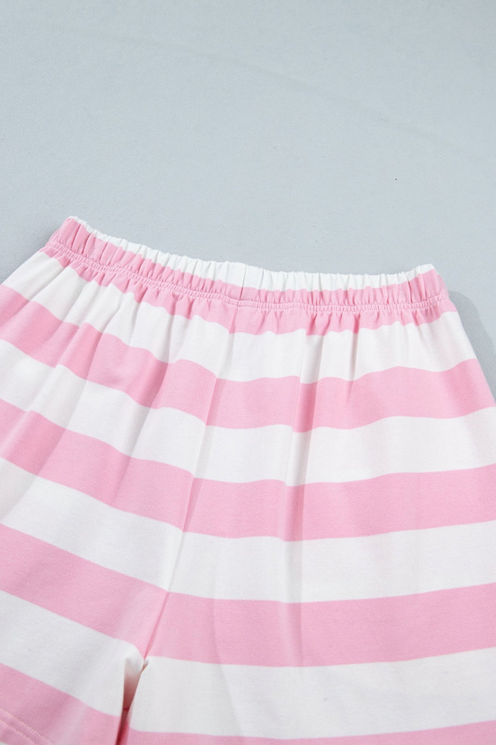 Stripe Patchwork Quarter Zip Pullover & Shorts Set - Rooted & Reckless Co.