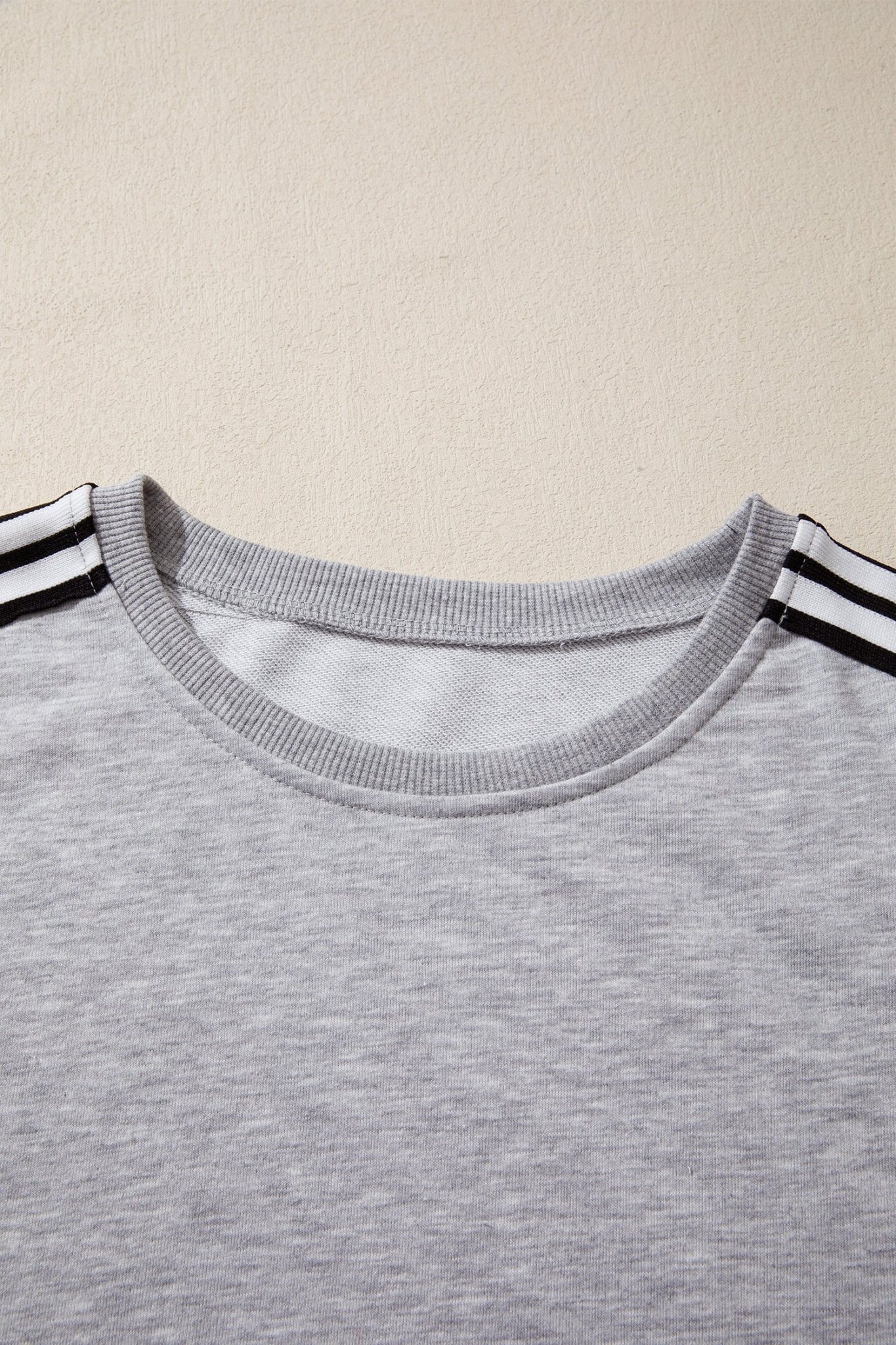 Stripe Patchwork Raw Edge Oversize Tee - Rooted & Reckless Co.