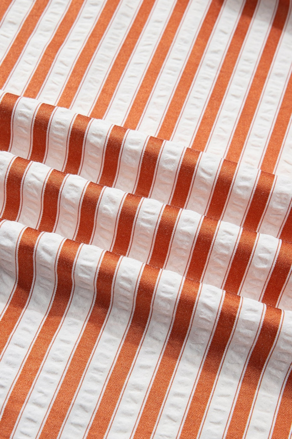 Stripe Pleated Frilled V-Neck Mini Dress - Rooted & Reckless Co.
