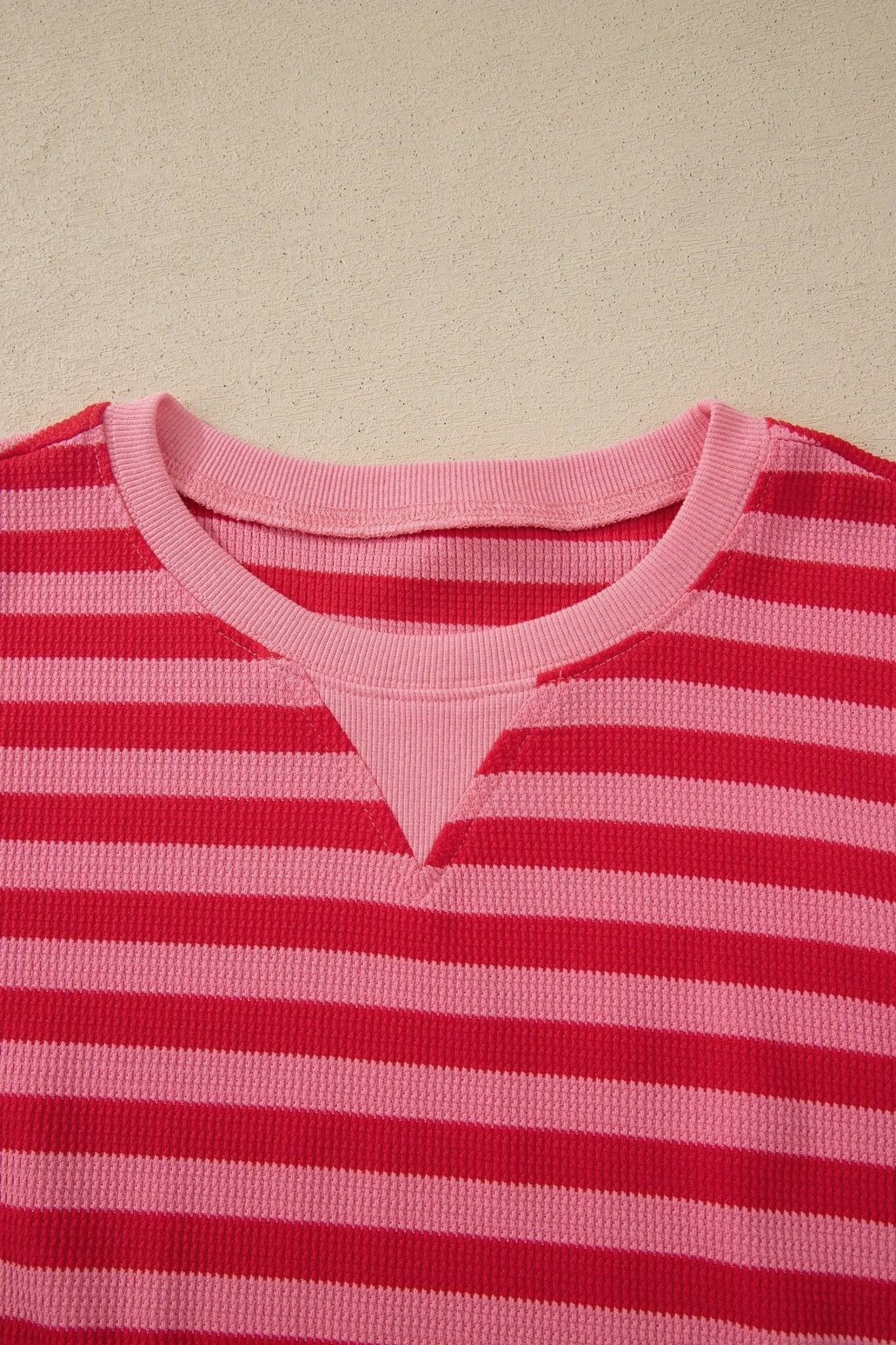 Stripe Puff Sleeve T-Shirt & Drawstring Shorts Set - Rooted & Reckless Co.