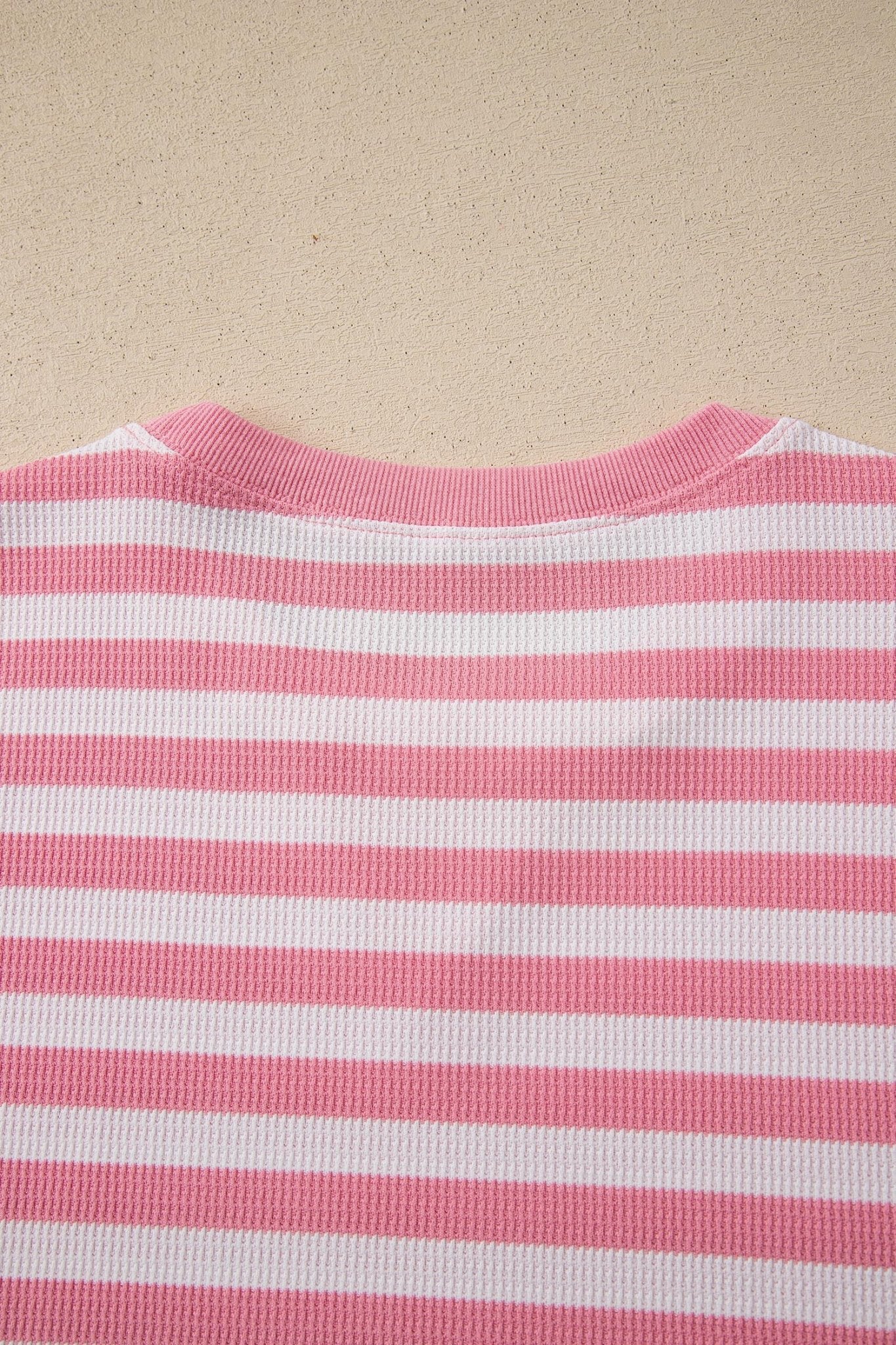 Stripe Puff Sleeve T-Shirt & Drawstring Shorts Set - Rooted & Reckless Co.