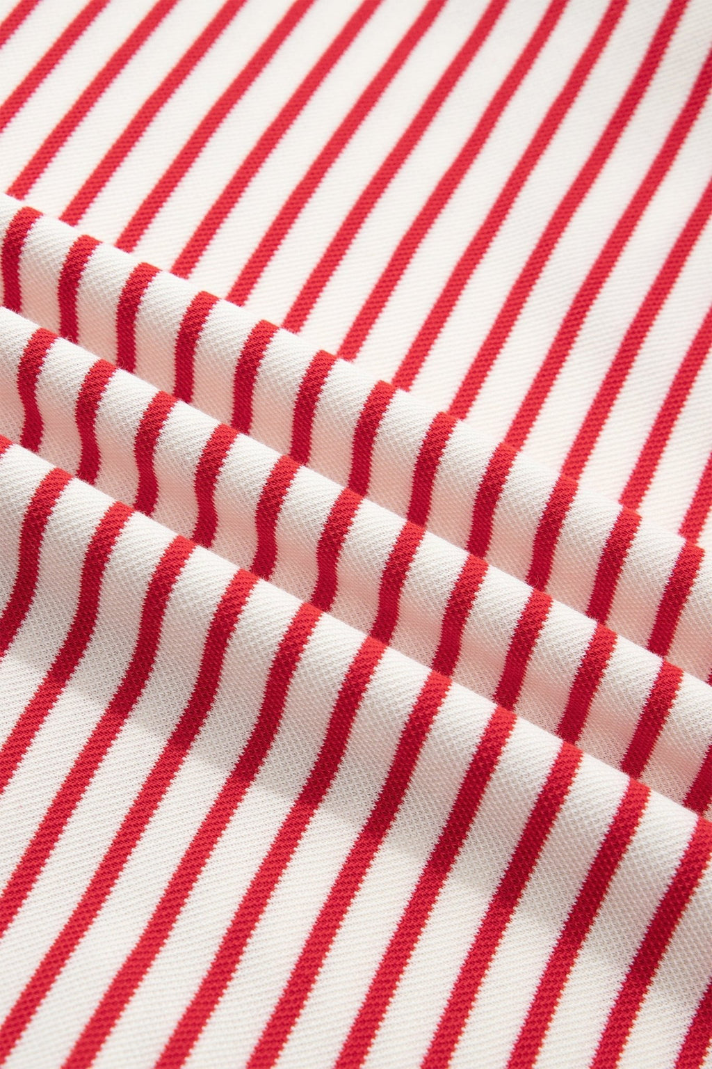 Stripe Quarter Zip Polo Collar T-Shirt Dress - Rooted & Reckless Co.