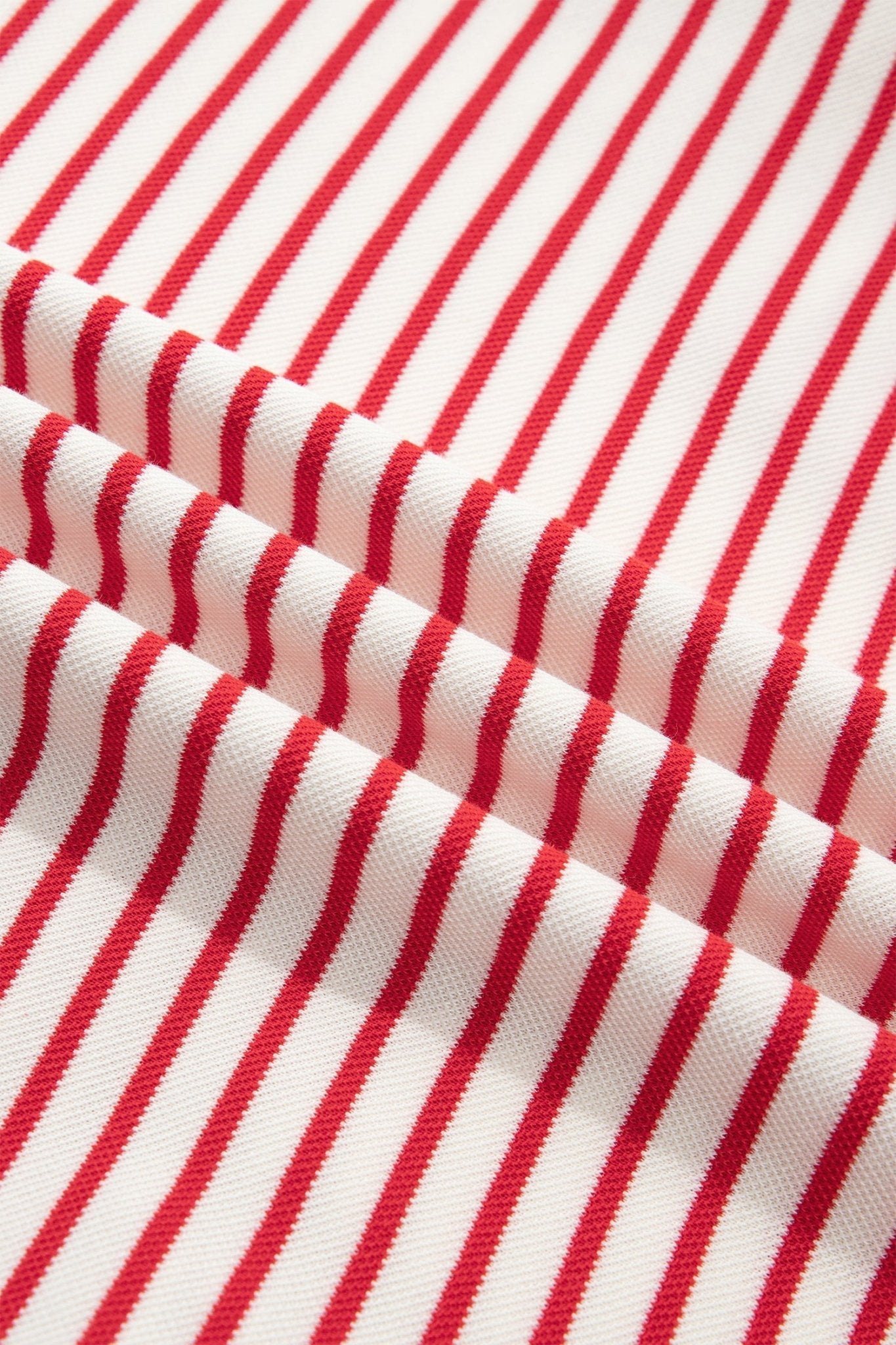 Stripe Quarter Zip Polo Collar T-Shirt Dress - Rooted & Reckless Co.