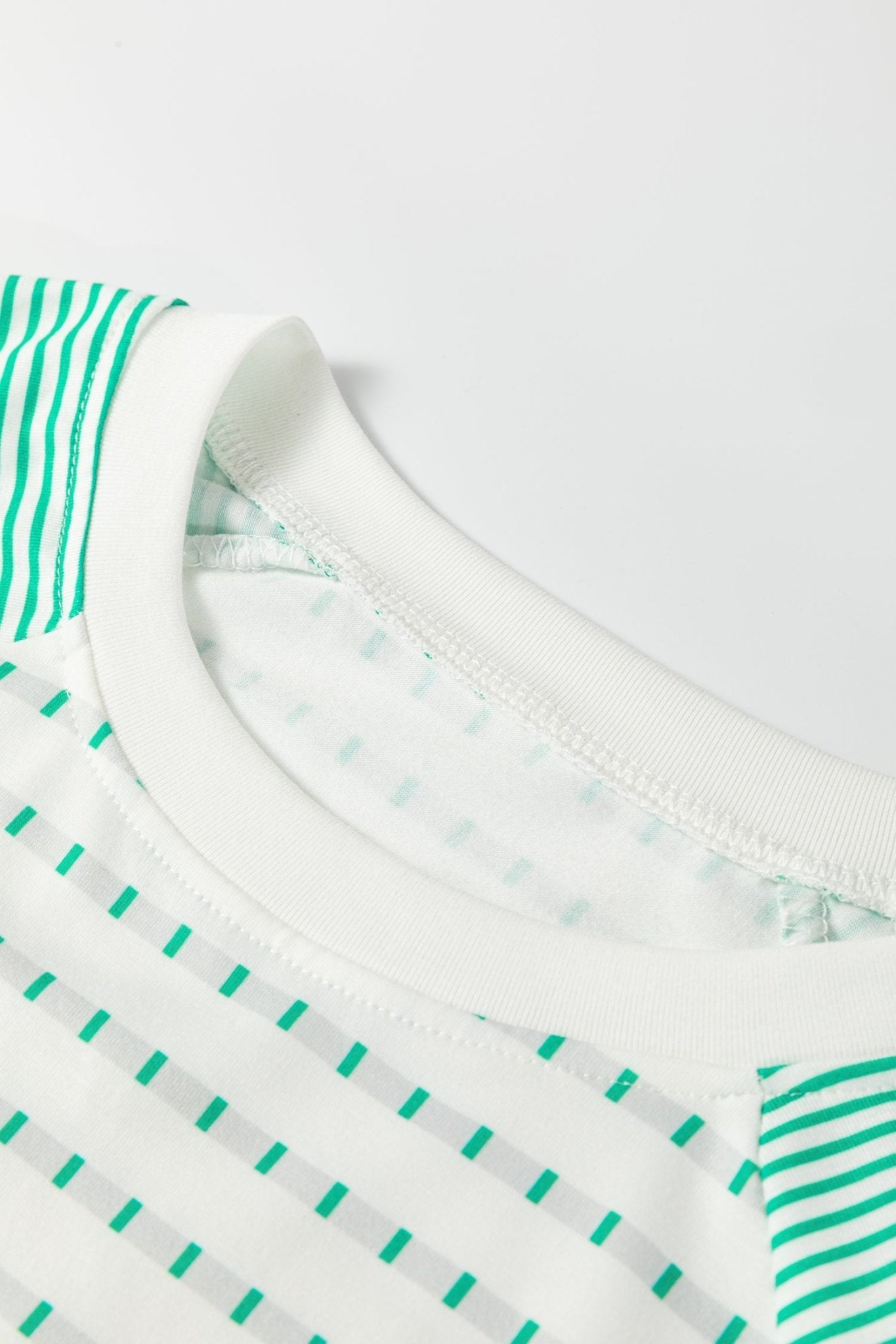 Stripe Raglan Patchwork Long Sleeve Top - Rooted & Reckless Co.
