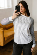 Stripe Raglan Patchwork Long Sleeve Top - Rooted & Reckless Co.