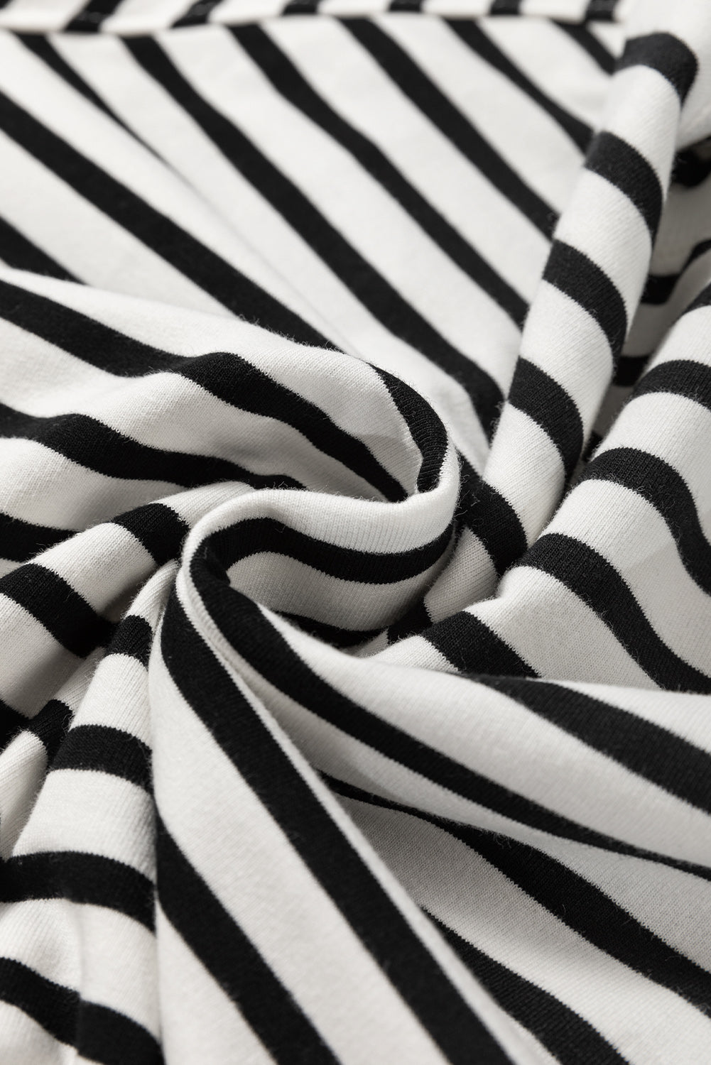 Stripe Raglan Sleeve Side Slit Sweatshirt - Rooted & Reckless Co.
